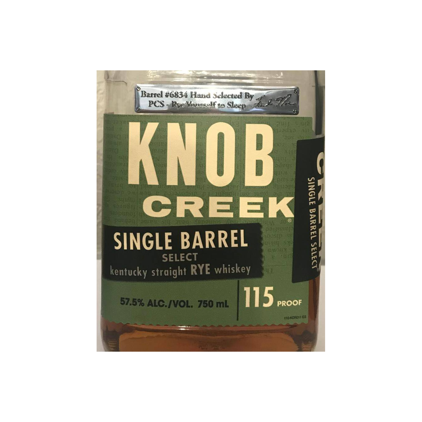 Knob Creek Rye Whisky