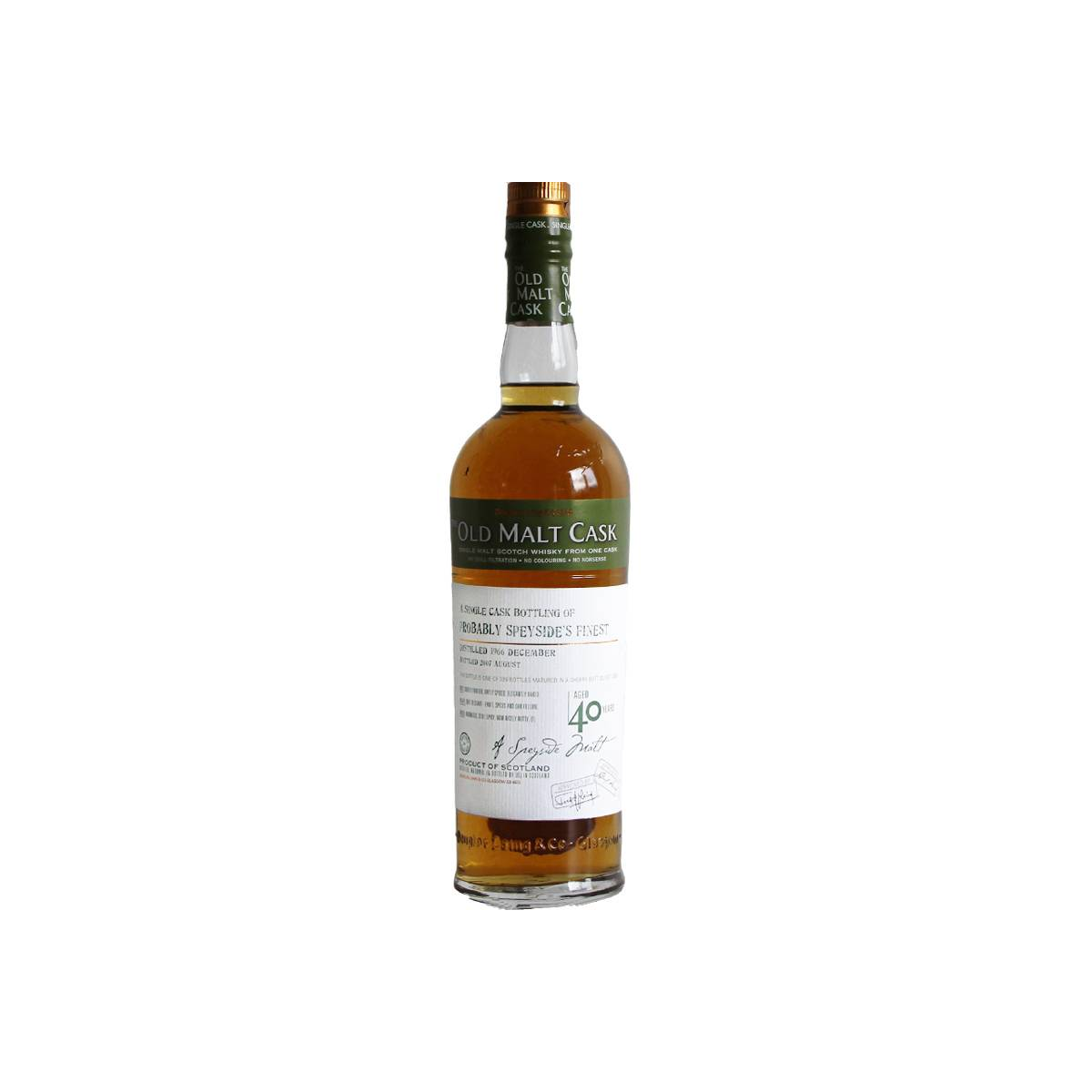 Douglas Laing Old Malt Cask 1966 40 Years Single Malt Whisky