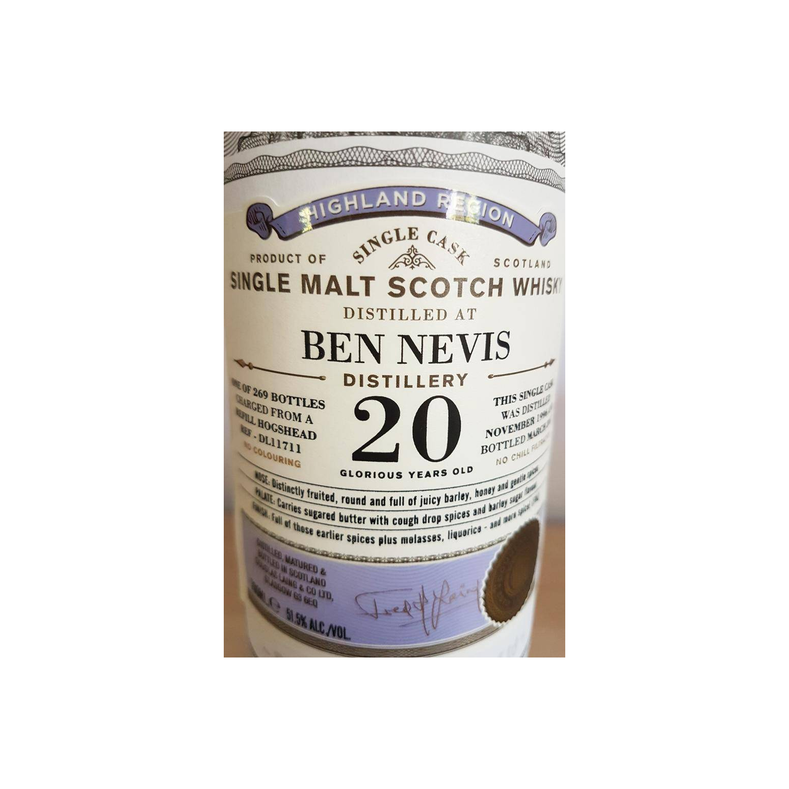 Ben Nevis Old Particular 1996 20 Years Single Malt Whisky 2