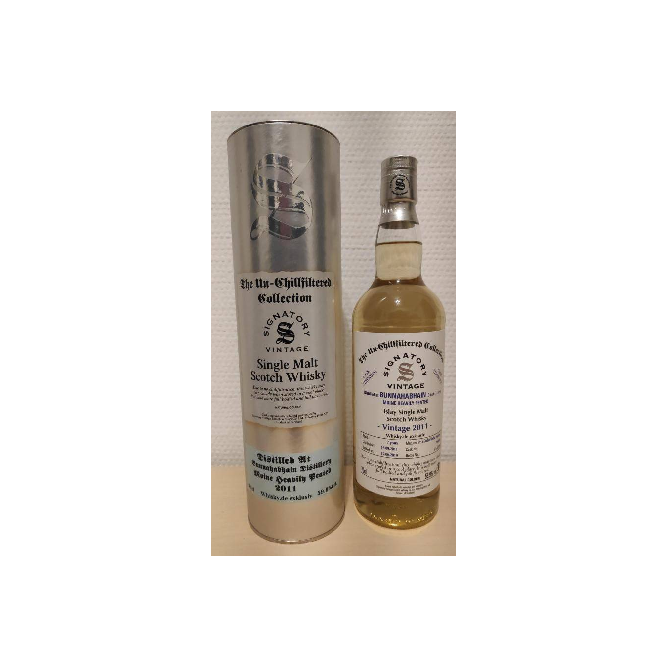 Bunnahabhain The Un-Chillfiltered Collection 2011 7 Years Single Malt Whisky 2