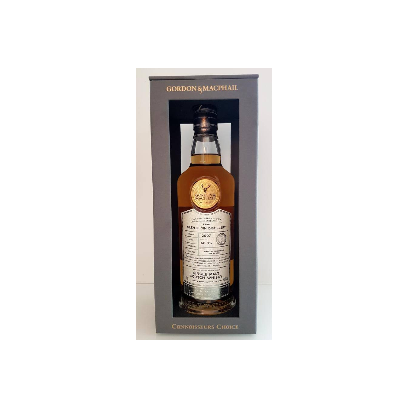 Glen Elgin Connoisseurs Choice - Cask Strength 2007 12 Years Single Malt Whisky 3