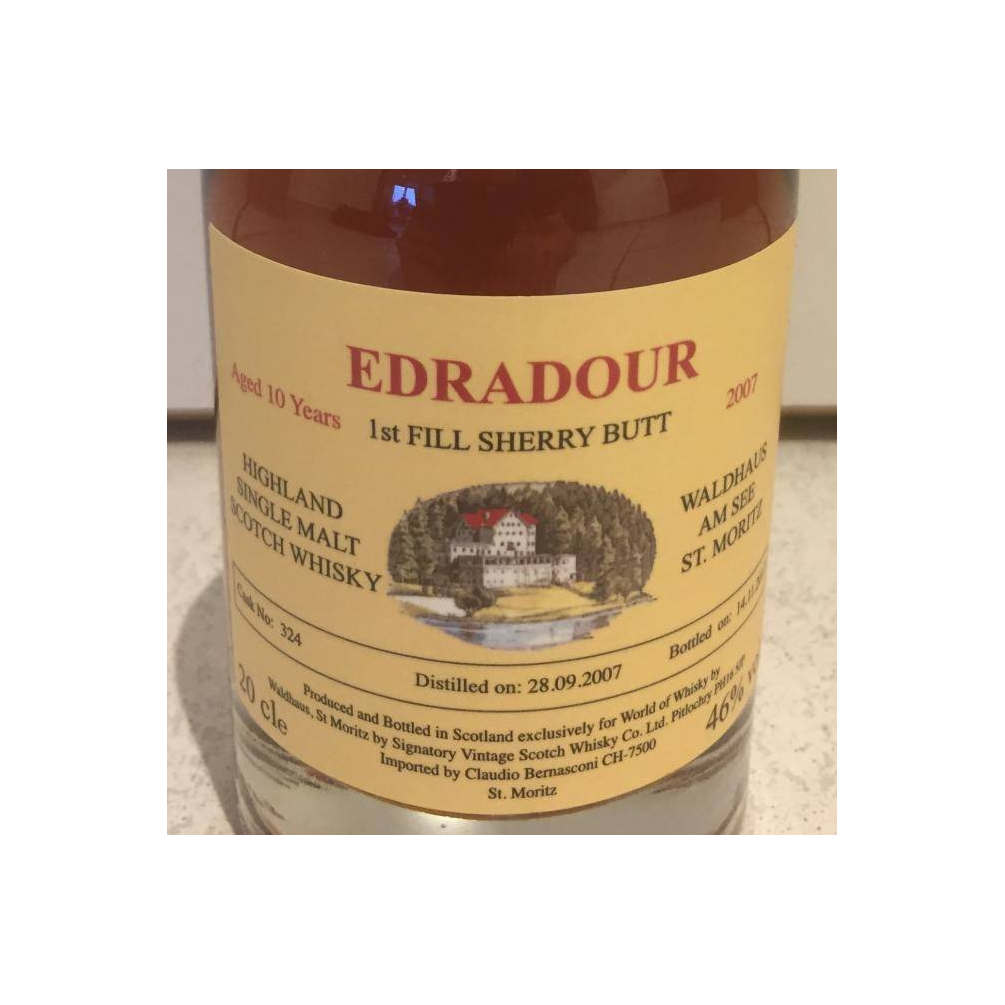 Edradour 2007 10 Years Single Malt Whisky 2