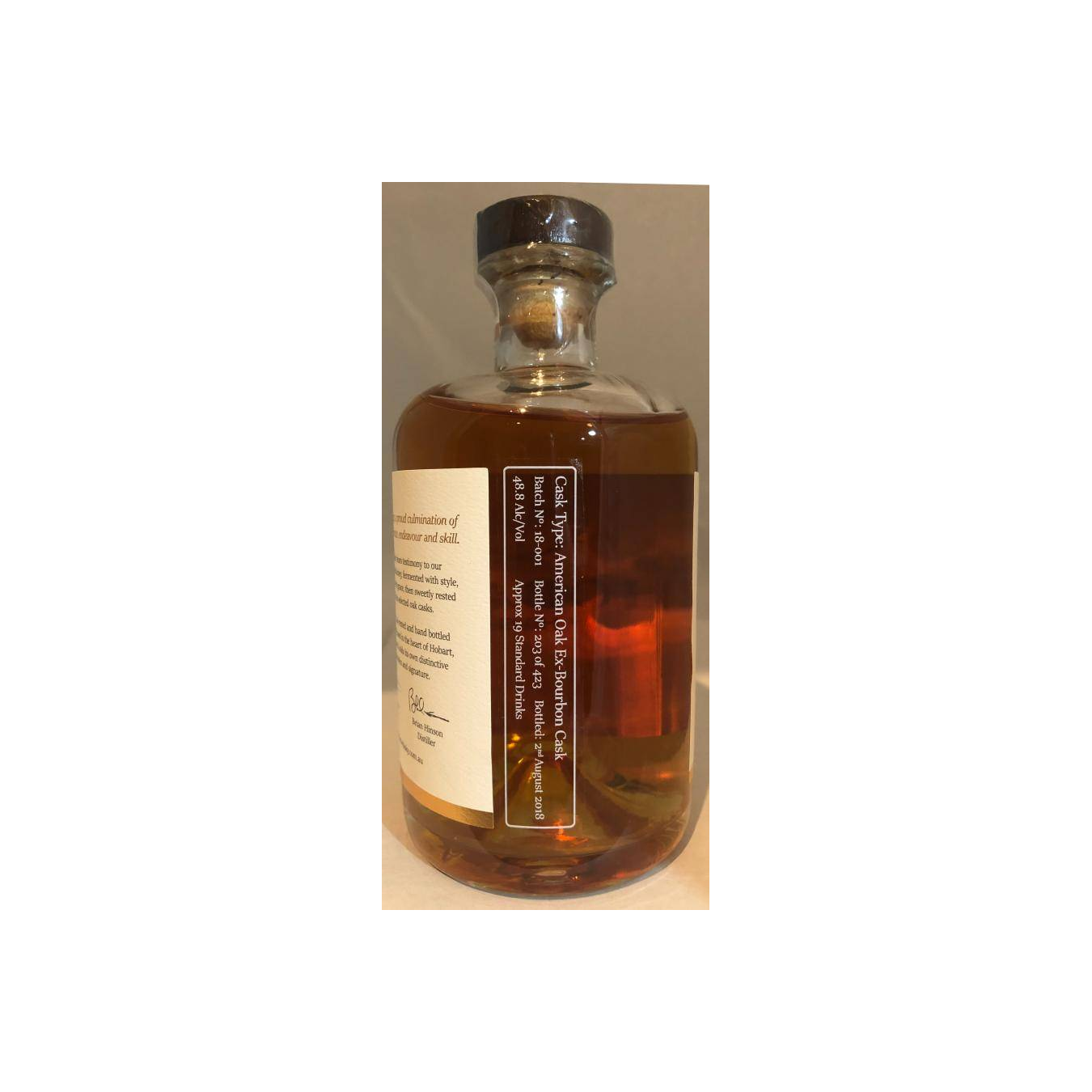 Hobart Whisky Tasmanian Single Malt 2