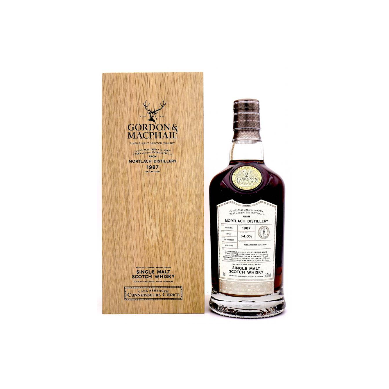 Mortlach Connoisseurs Choice - Cask Strength 1987 31 Years Single Malt Whisky 2