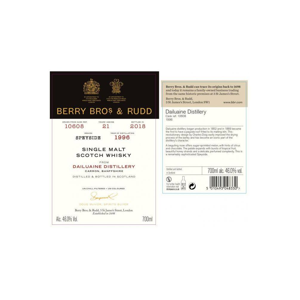 Dailuaine 1996 21 Years Single Malt Whisky 2