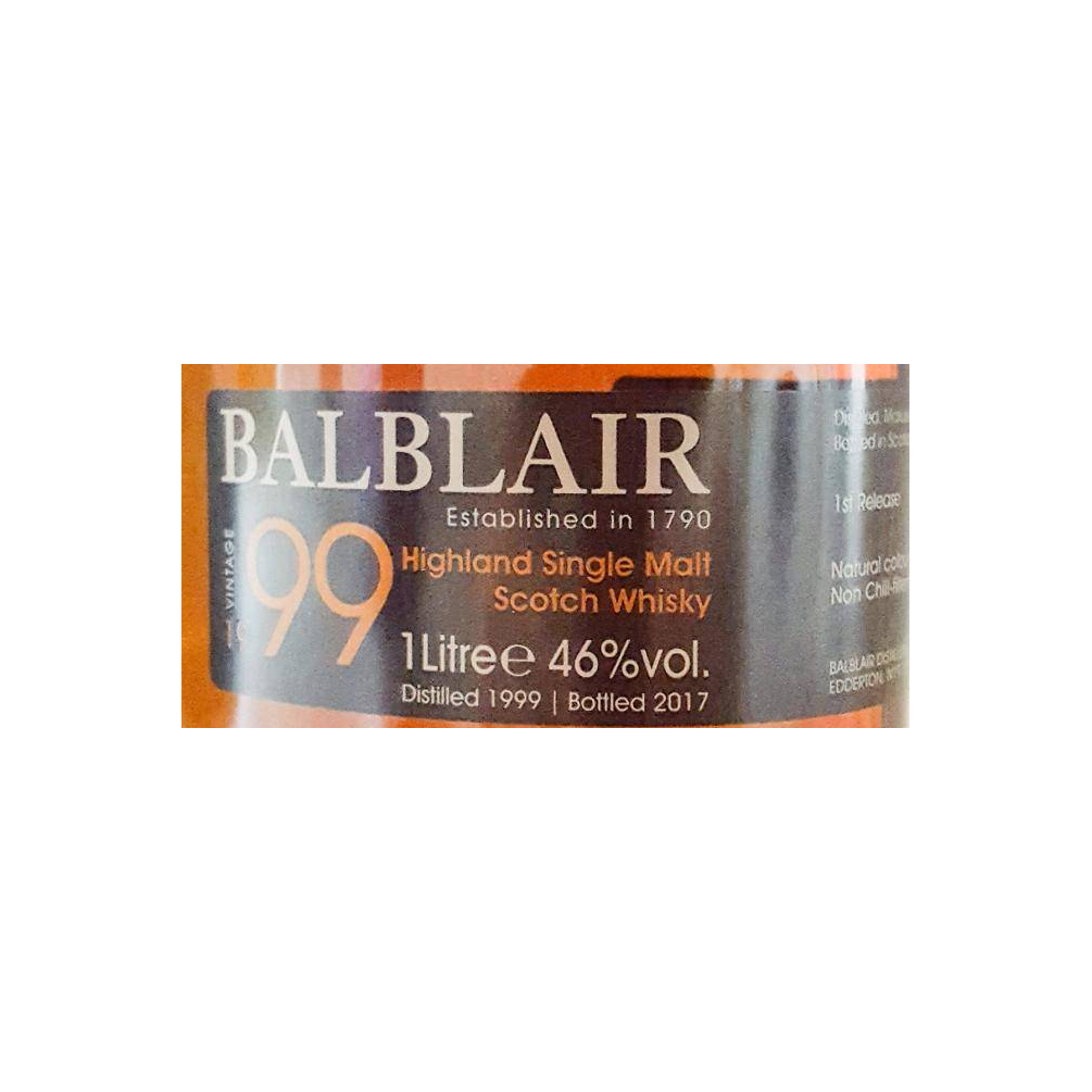 Balblair 1999 18 Years Single Malt Whisky 2