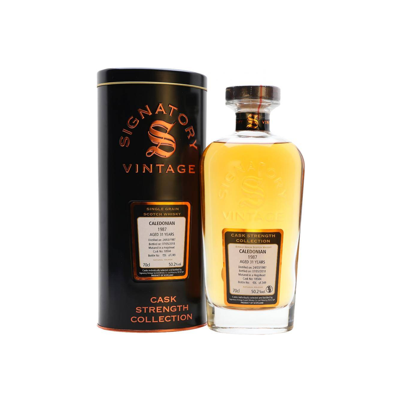 Caledonian Cask Strength Collection 1987 31 Years Single Grain Whisky 2