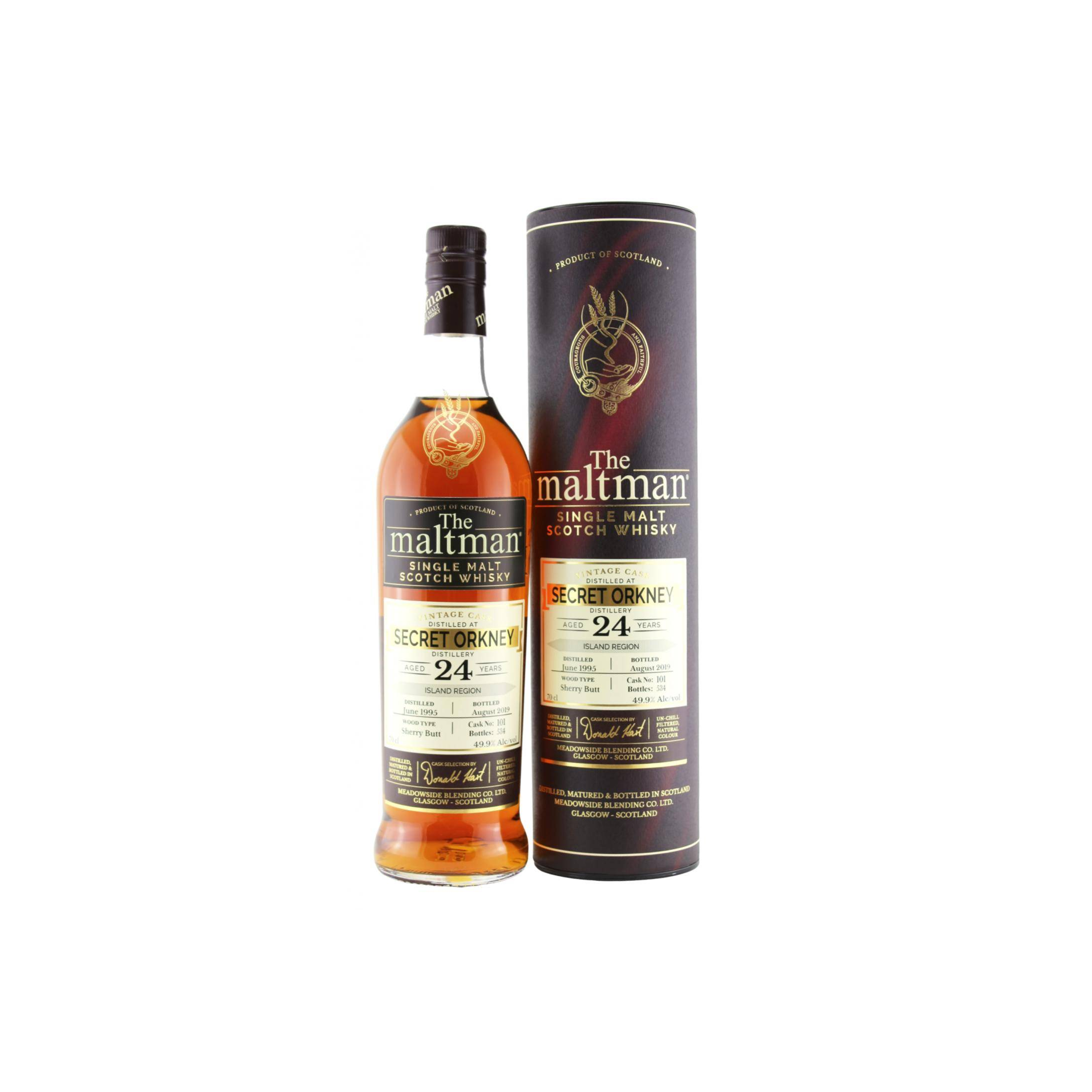 Meadowside Blending 1995 24 Years Single Malt Whisky 2