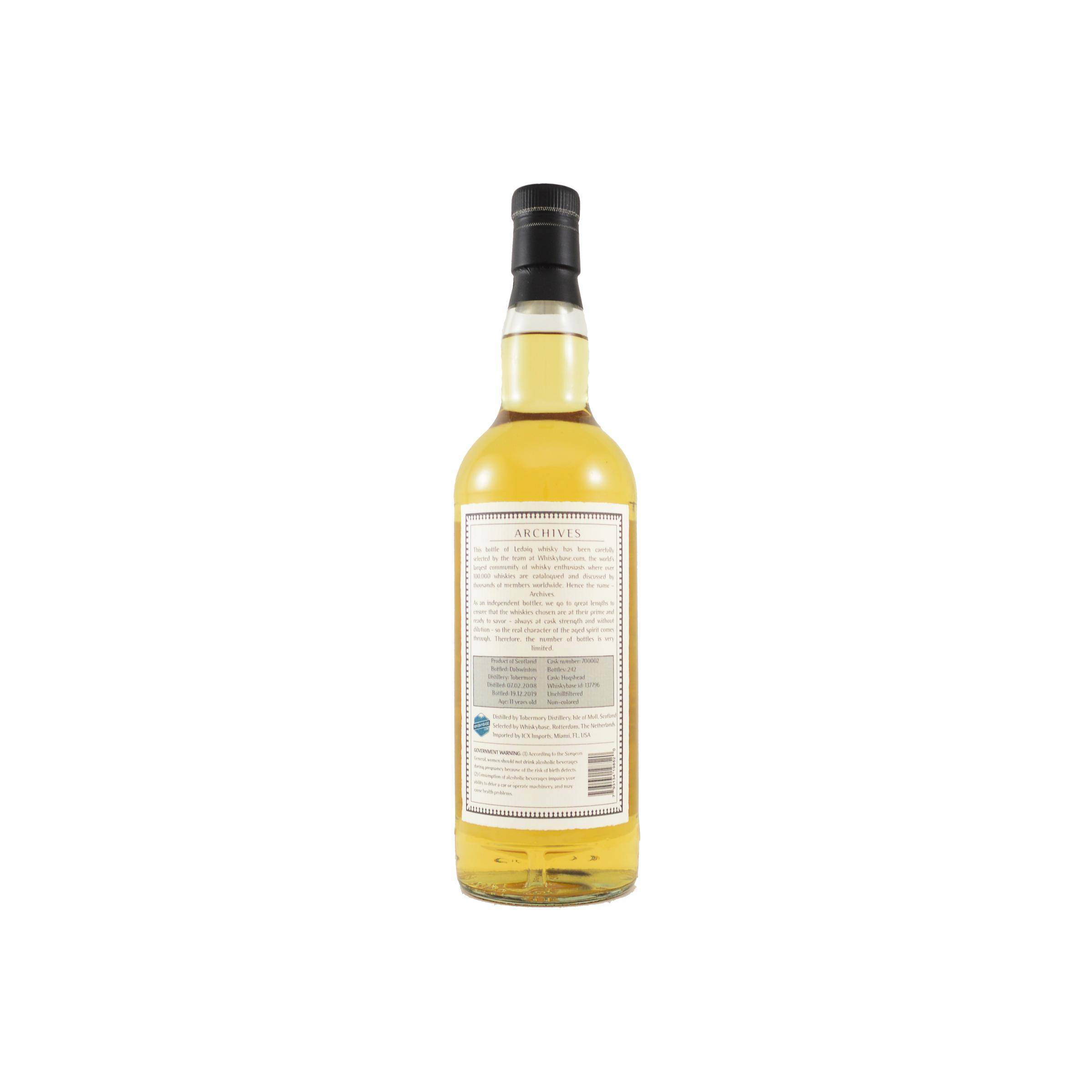 Tobermory 2008 11 Years Single Malt Whisky 2