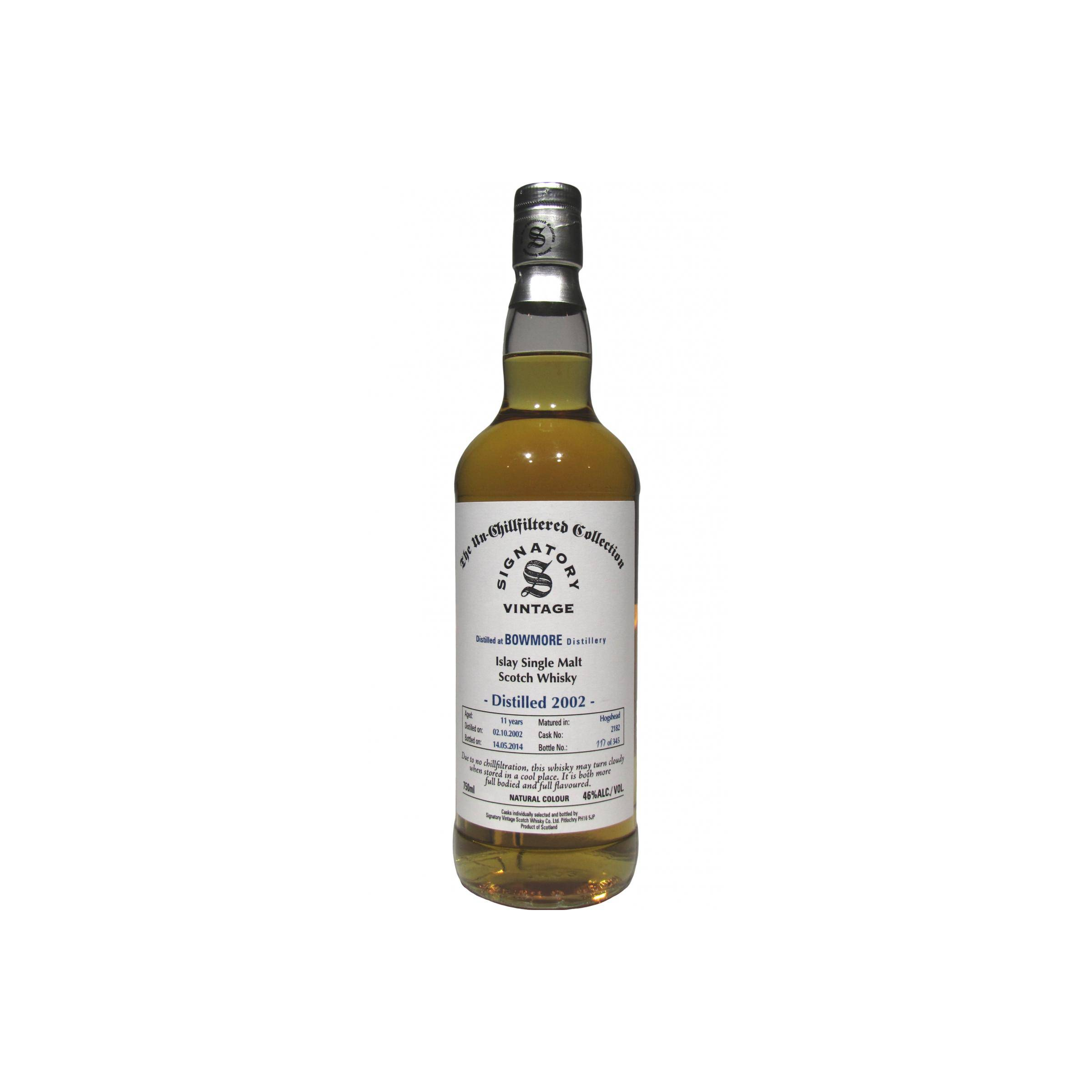 Bowmore The Un-Chillfiltered Collection 2002 11 Years Single Malt Whisky 2
