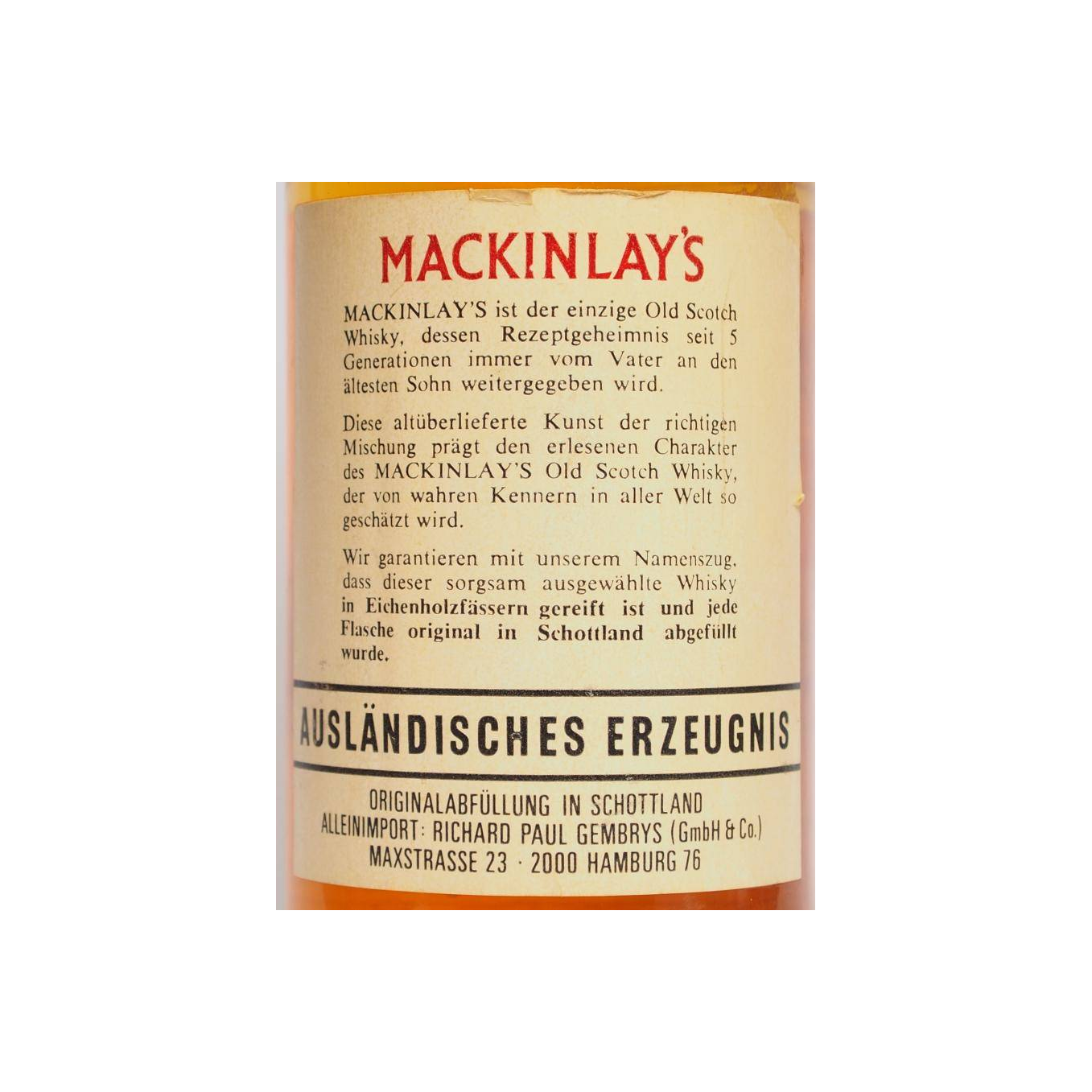 Mackinlay's Old Scotch Whisky 2