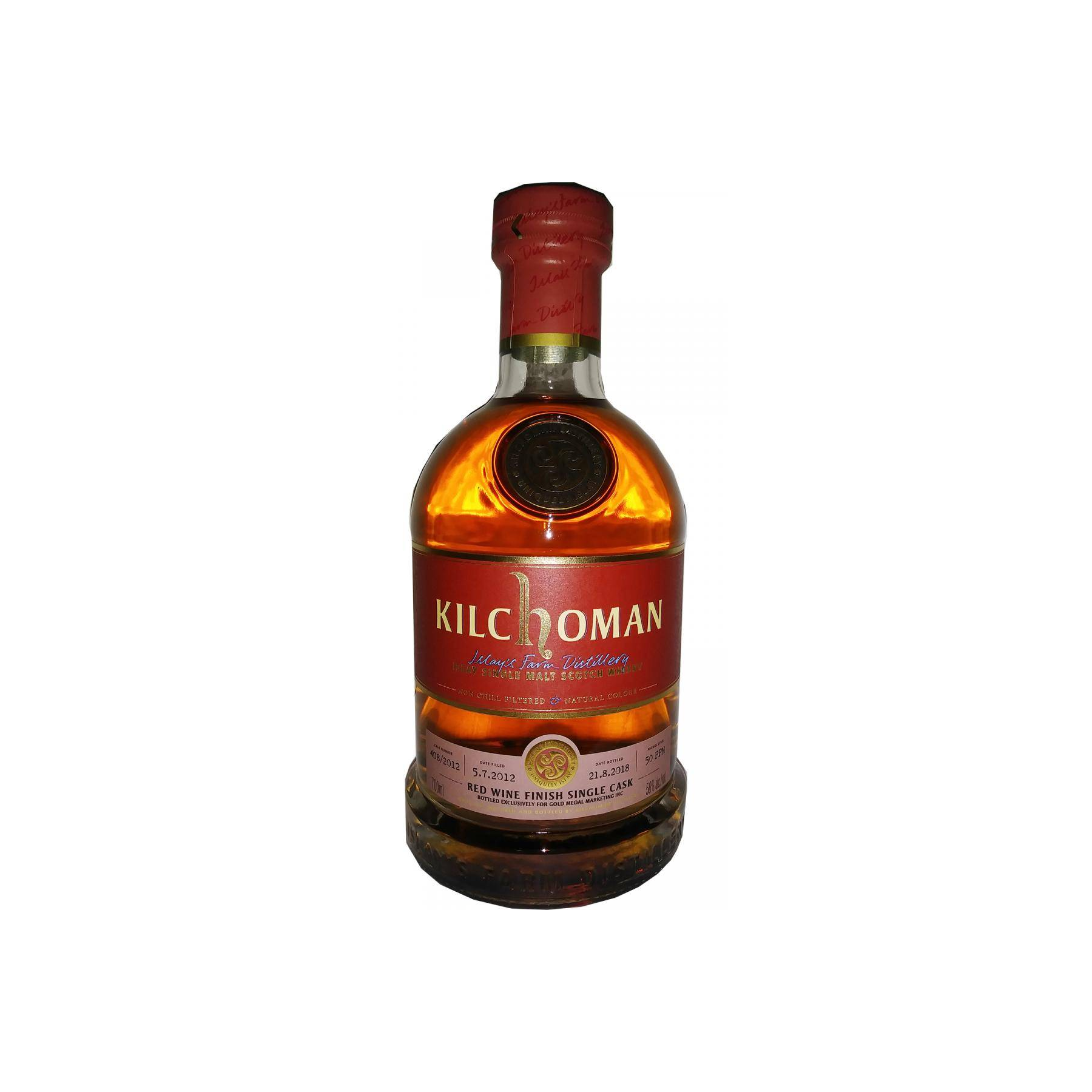 Kilchoman 2012 6 Years Single Malt Whisky