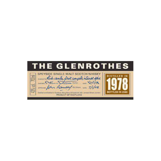 The Glenrothes 1978 29 Years Single Malt Whisky 2