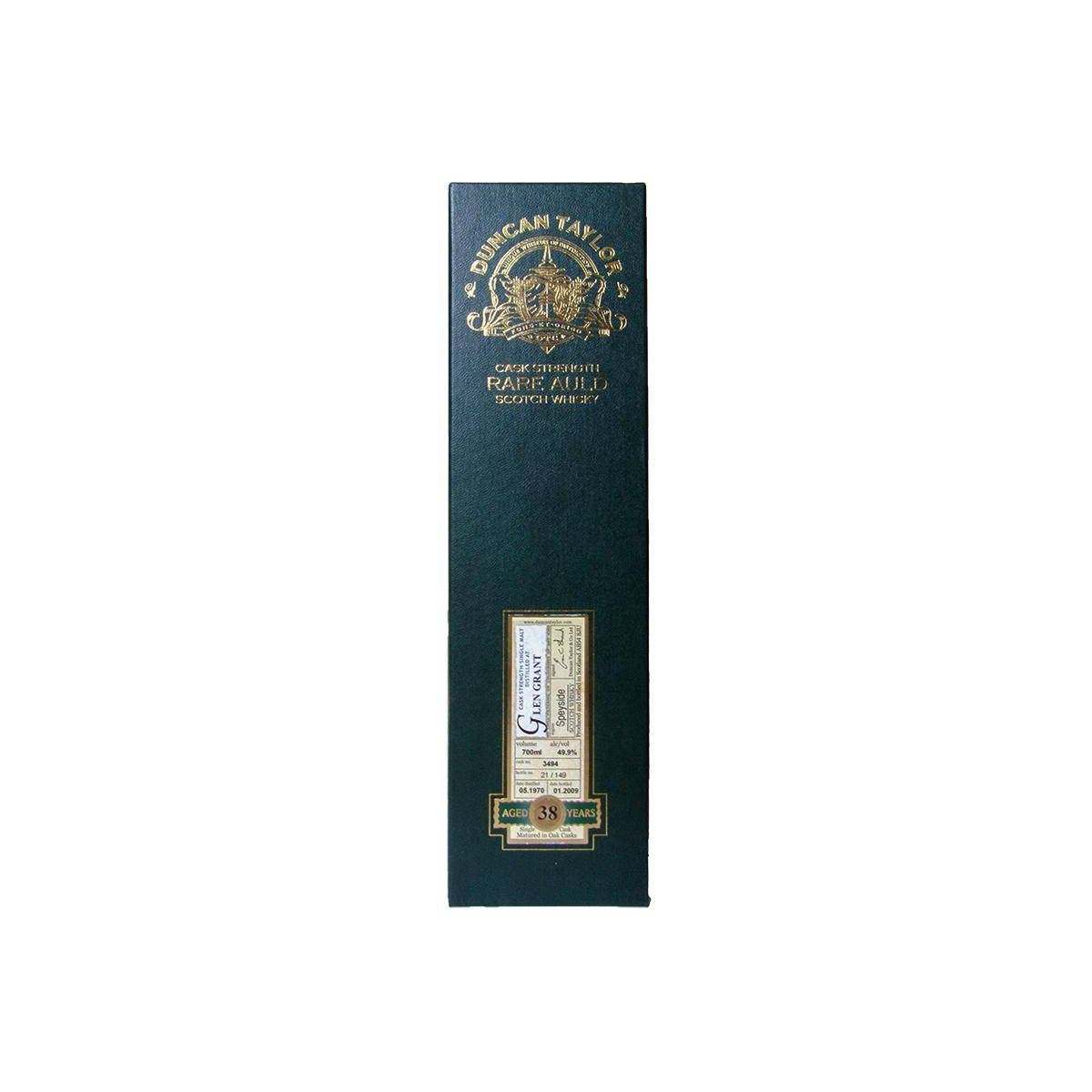 Glen Grant Rare Auld 1970 38 Years Single Malt Whisky