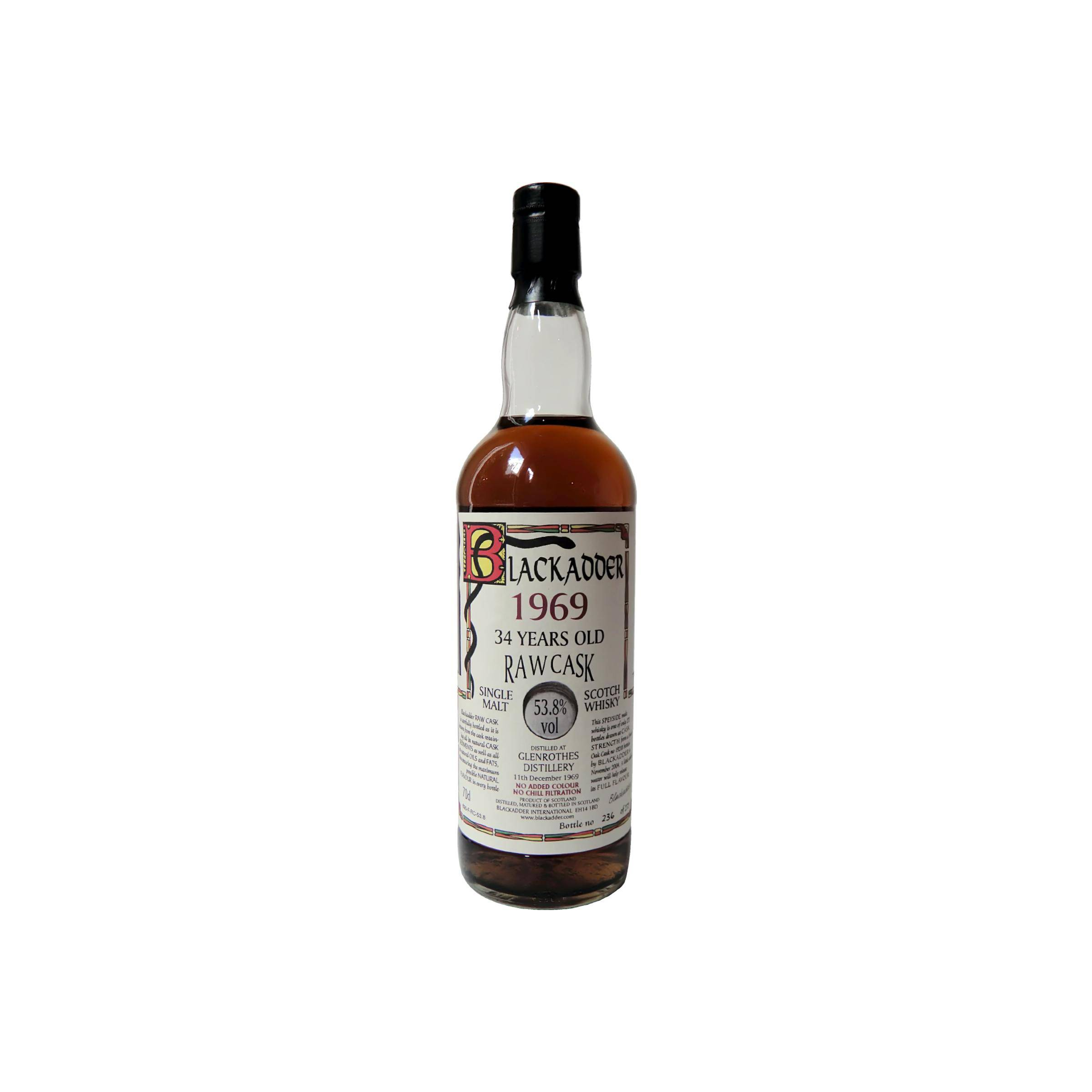 The Glenrothes Raw Cask 1969 34 Years Single Malt Whisky