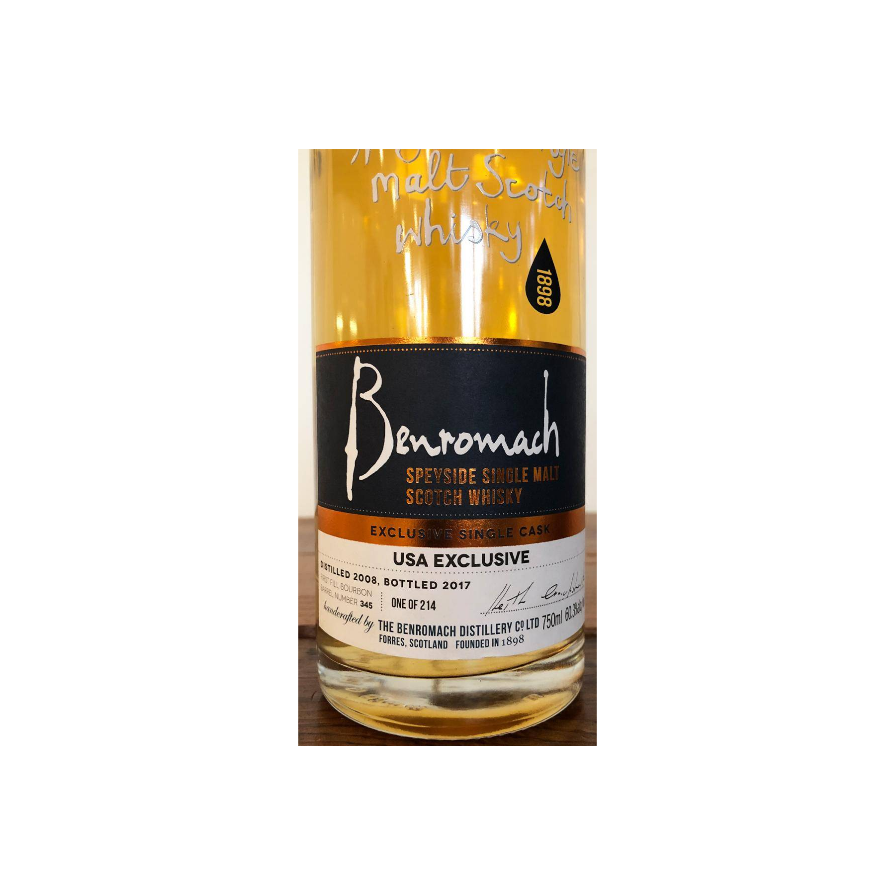 Benromach 2008 9 Years Single Malt Whisky 3
