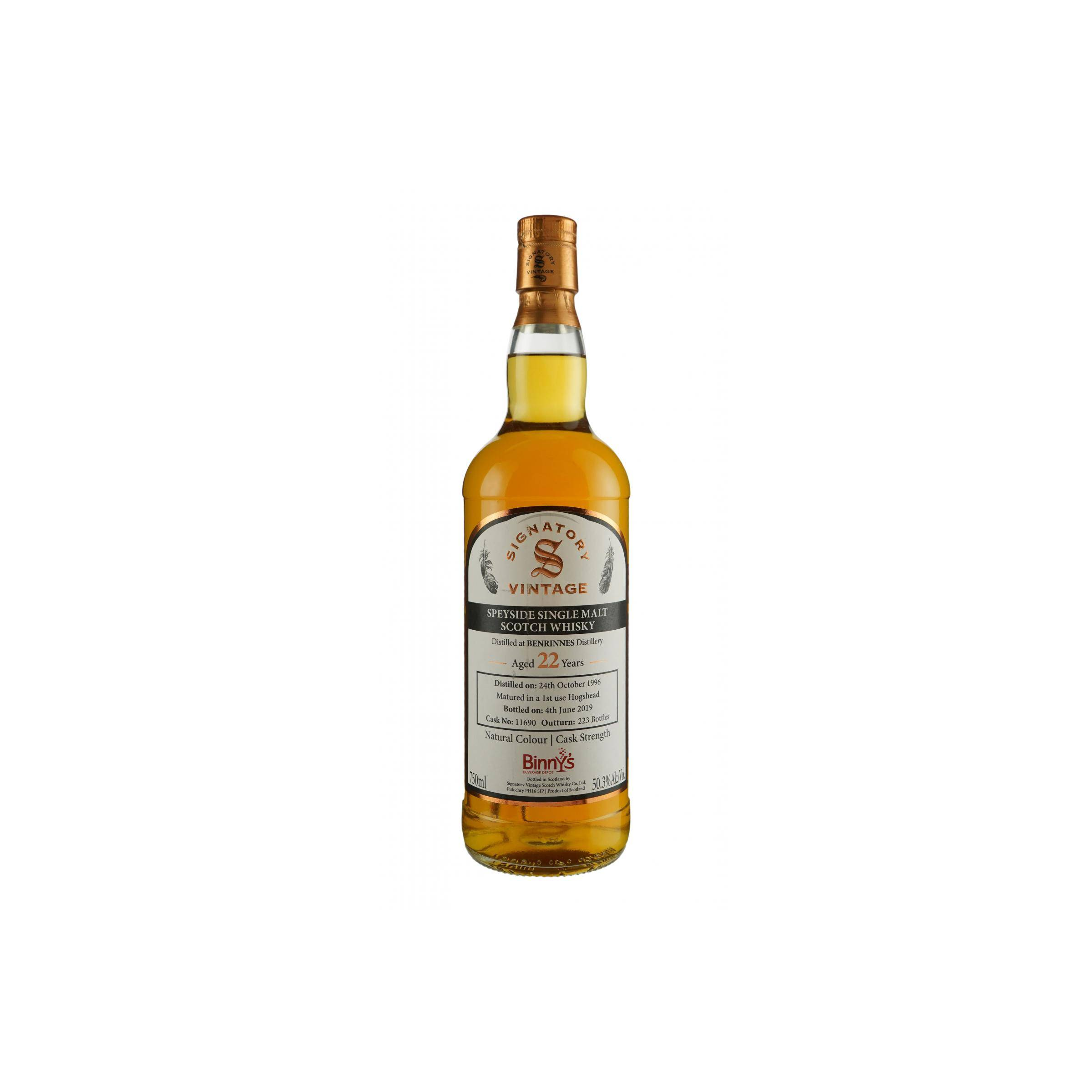 Benrinnes 1996 22 Years Single Malt Whisky