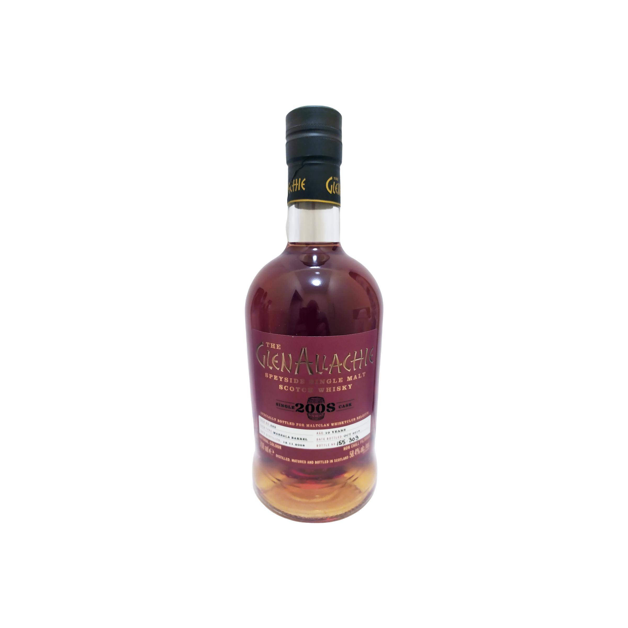 The GlenAllachie Single Cask 2008 10 Years Single Malt Whisky 2