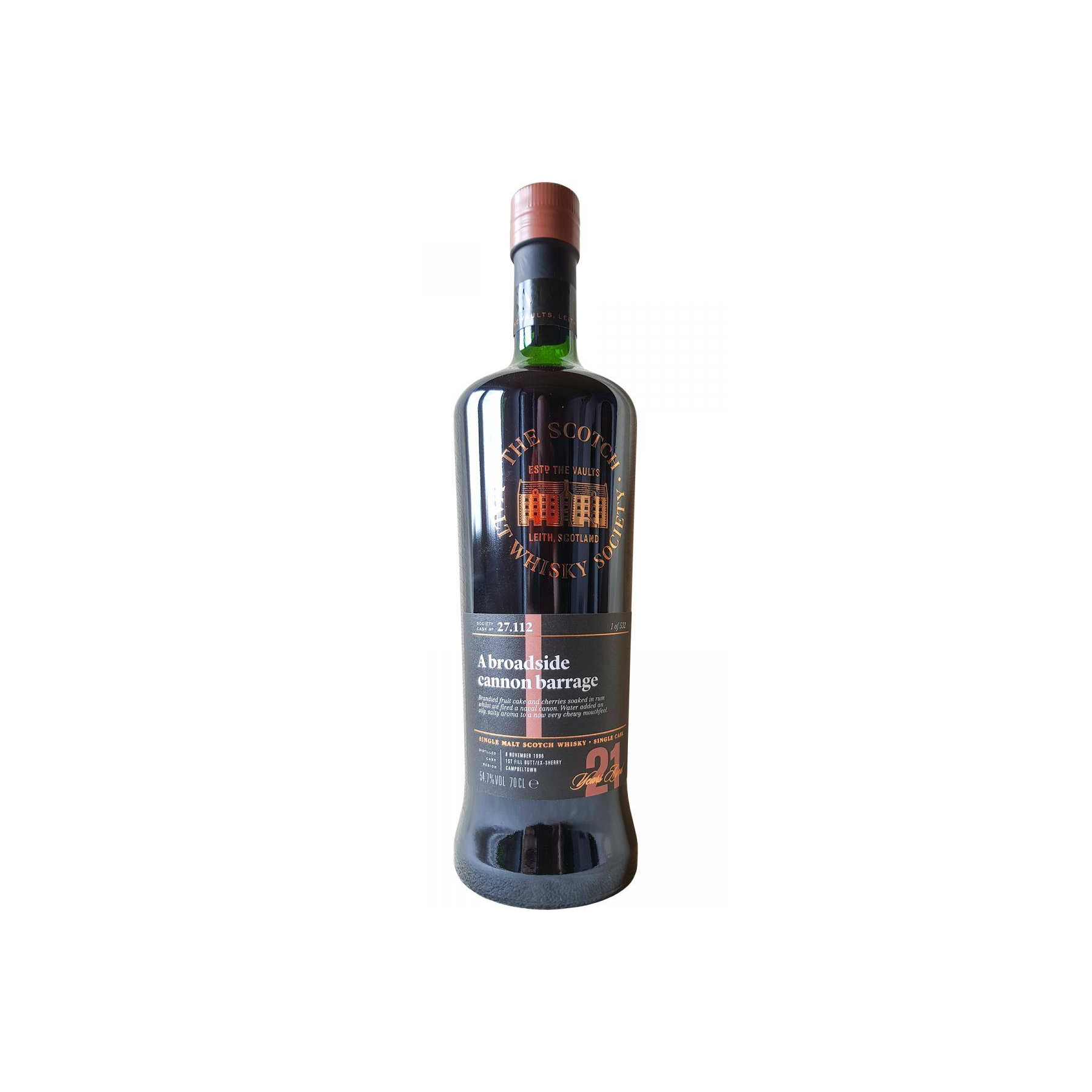 The Scotch Malt Whisky Society 1996 21 Years Single Malt Whisky