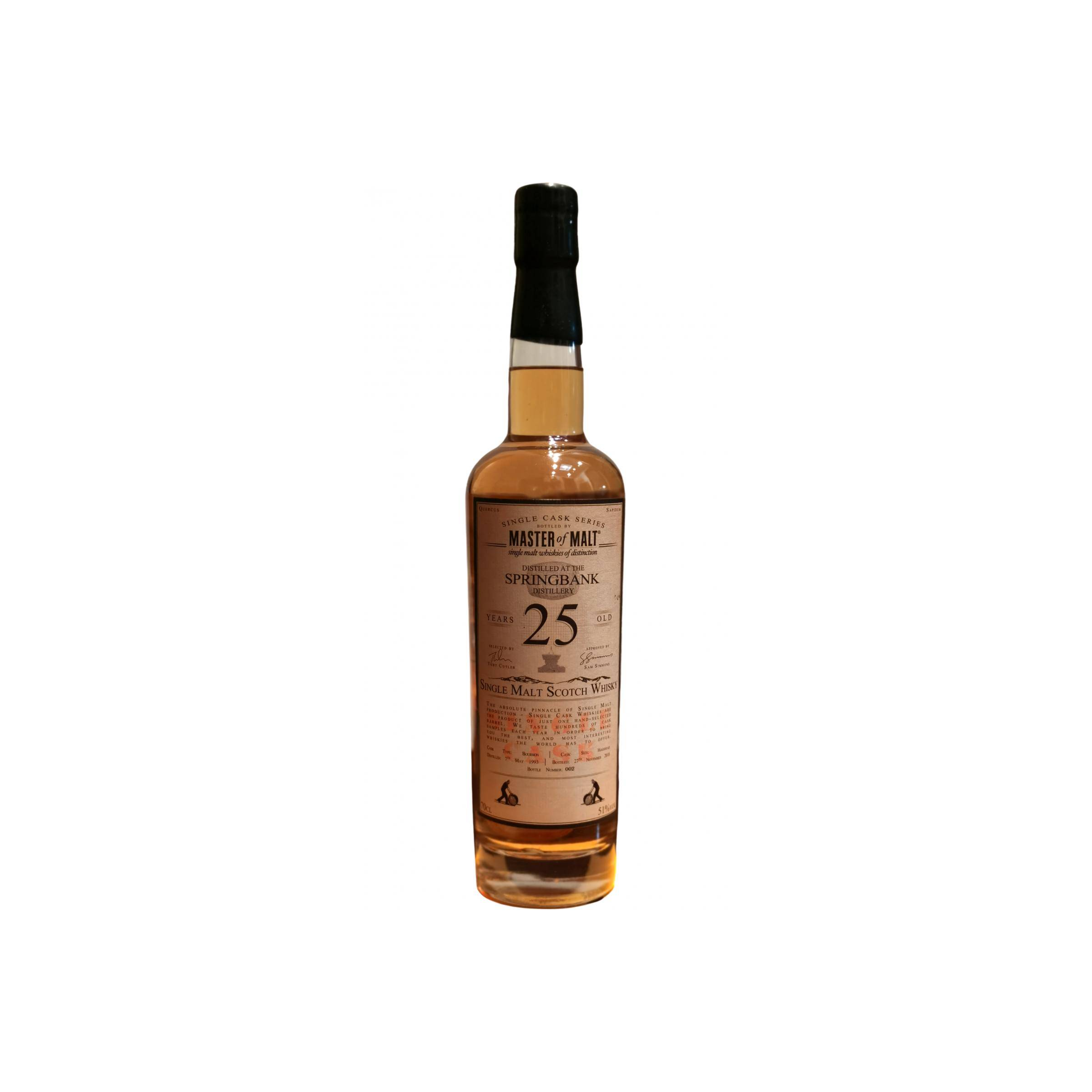 Springbank Single Cask 1993 25 Years Single Malt Whisky