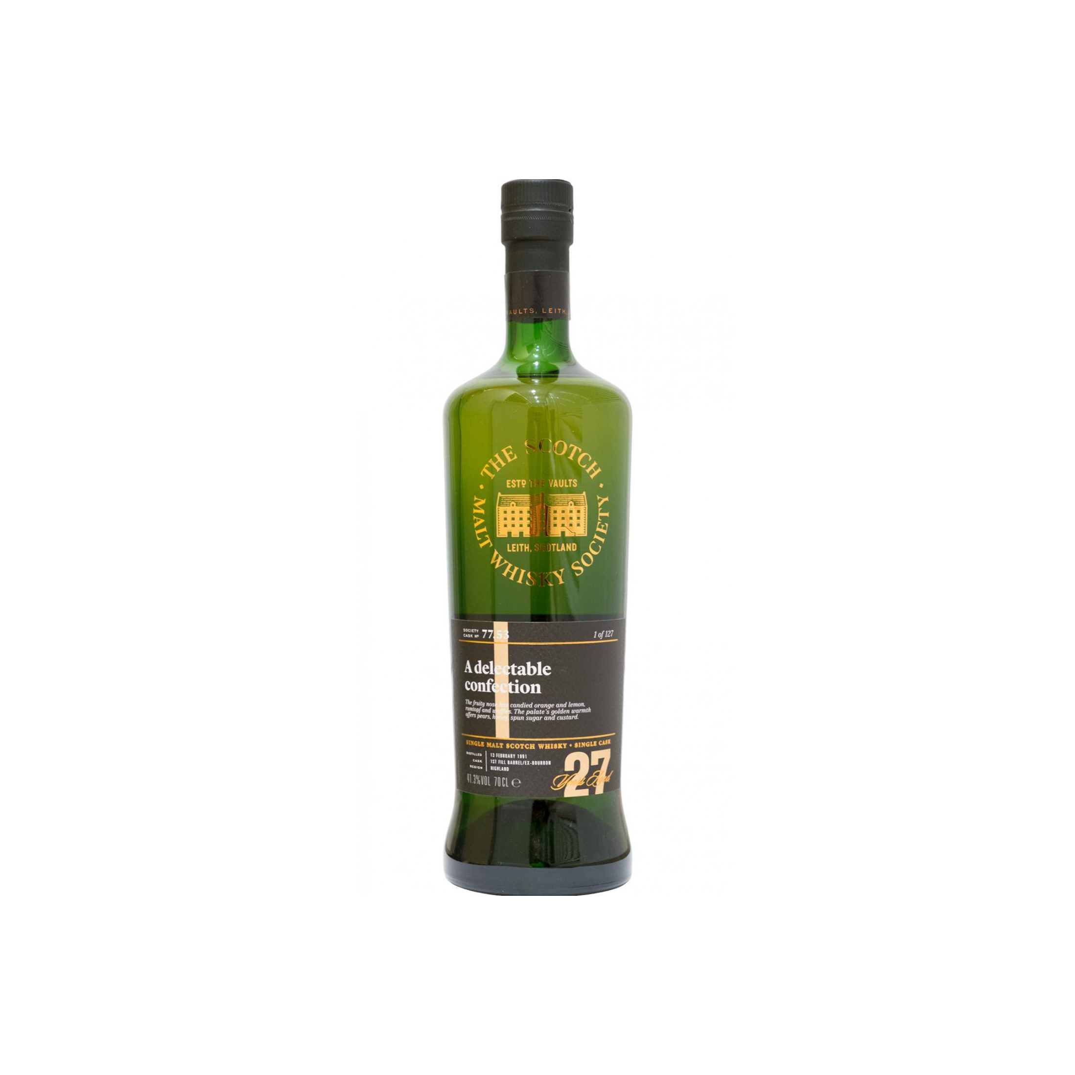 The Scotch Malt Whisky Society 1991 27 Years Single Malt Whisky