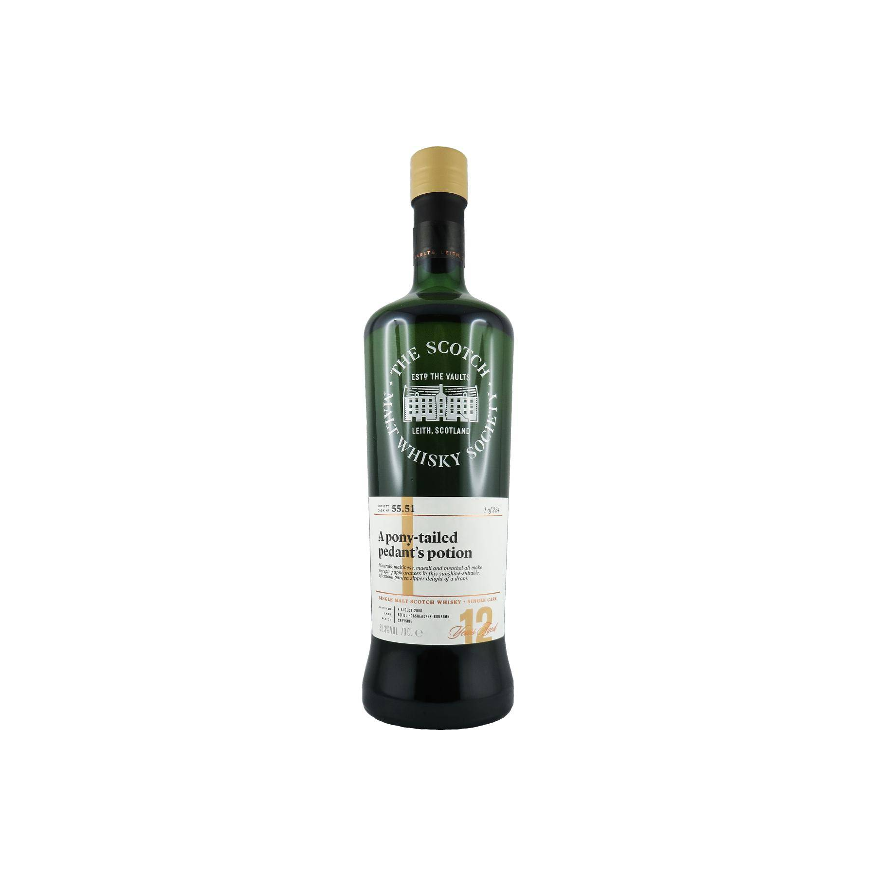 The Scotch Malt Whisky Society 2006 12 Years Single Malt Whisky