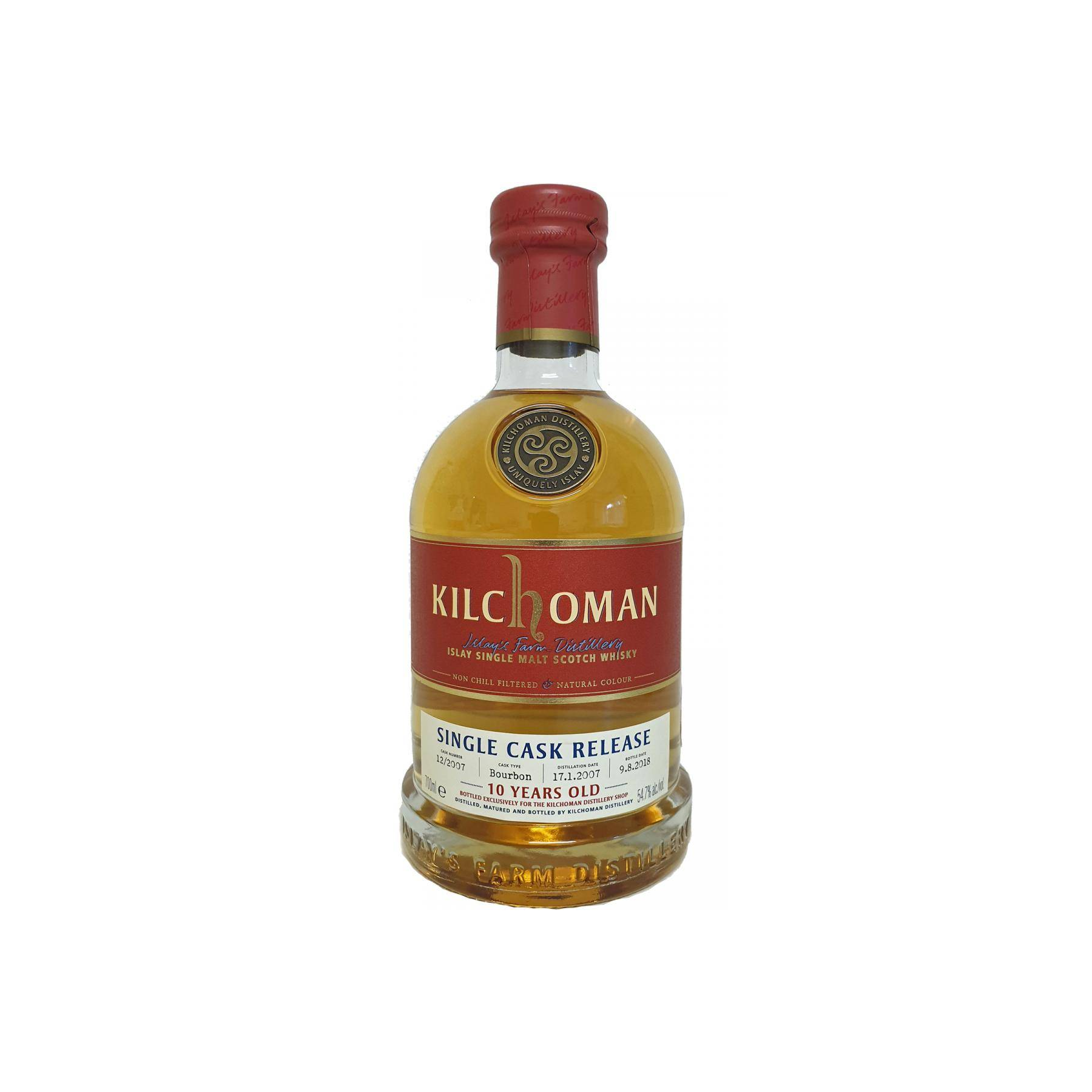 Kilchoman 2007 10 Years Single Malt Whisky