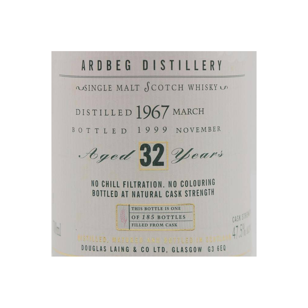 Ardbeg Old Malt Cask 1967 32 Years Single Malt Whisky 3