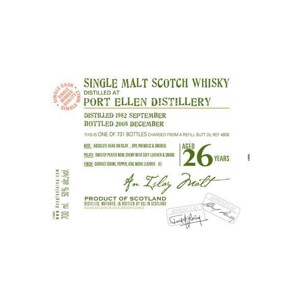 Port Ellen Old Malt Cask 1982 26 Years Single Malt Whisky 2
