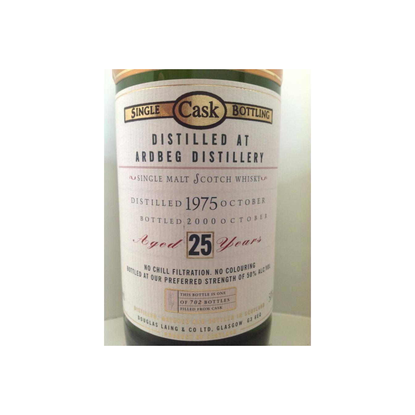 Ardbeg Old Malt Cask 1975 25 Years Single Malt Whisky 2
