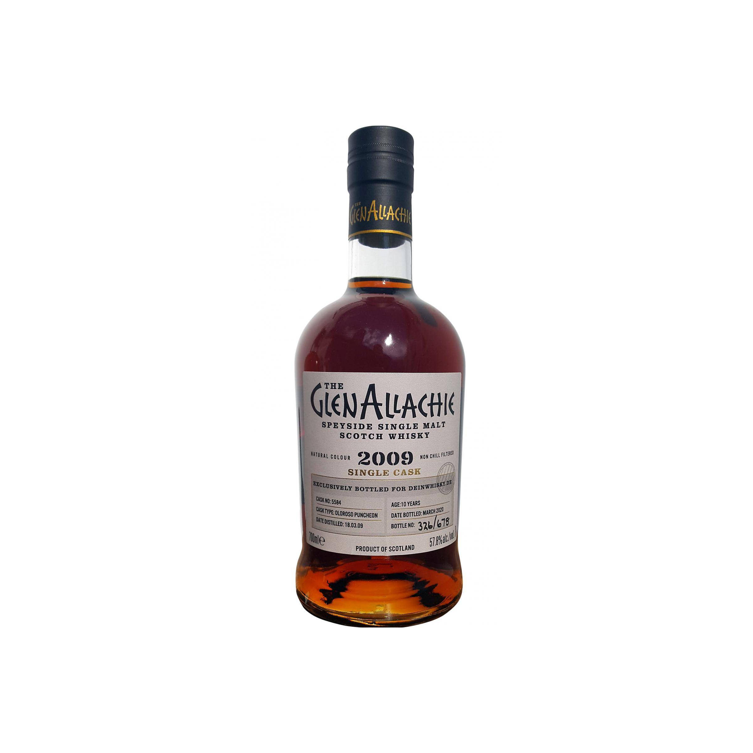 The GlenAllachie Single Cask 2009 10 Years Single Malt Whisky