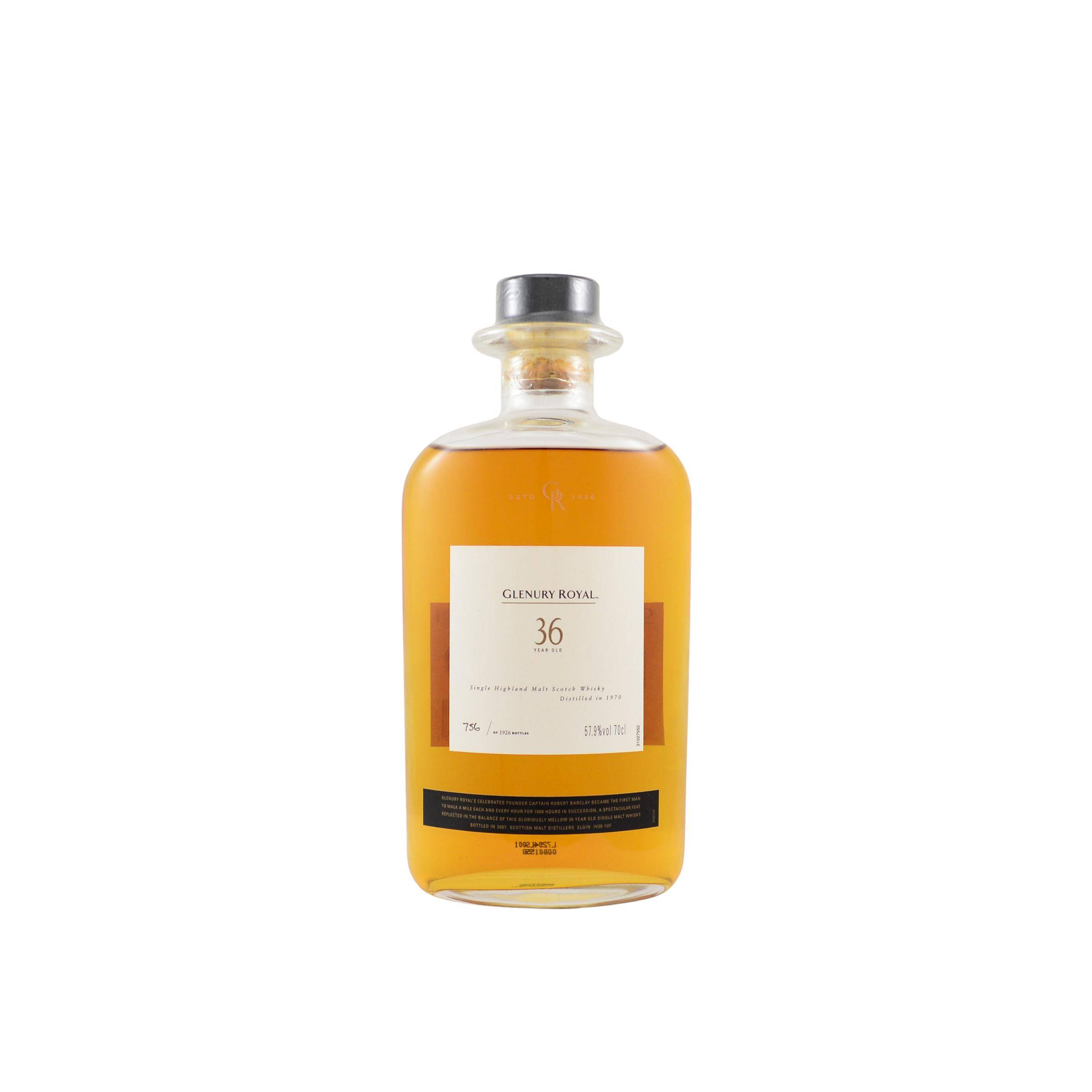 Glenury Royal 1970 36 Years Single Malt Whisky