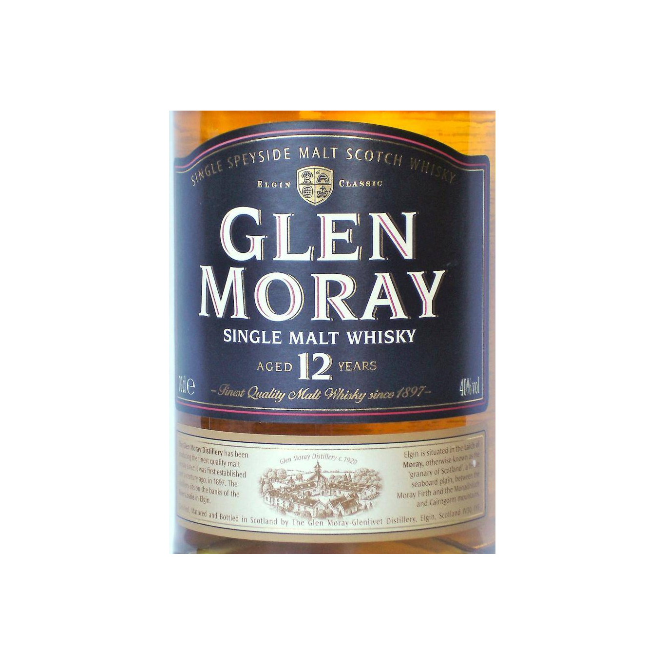 Glen Moray 12 Years Single Malt Whisky 2