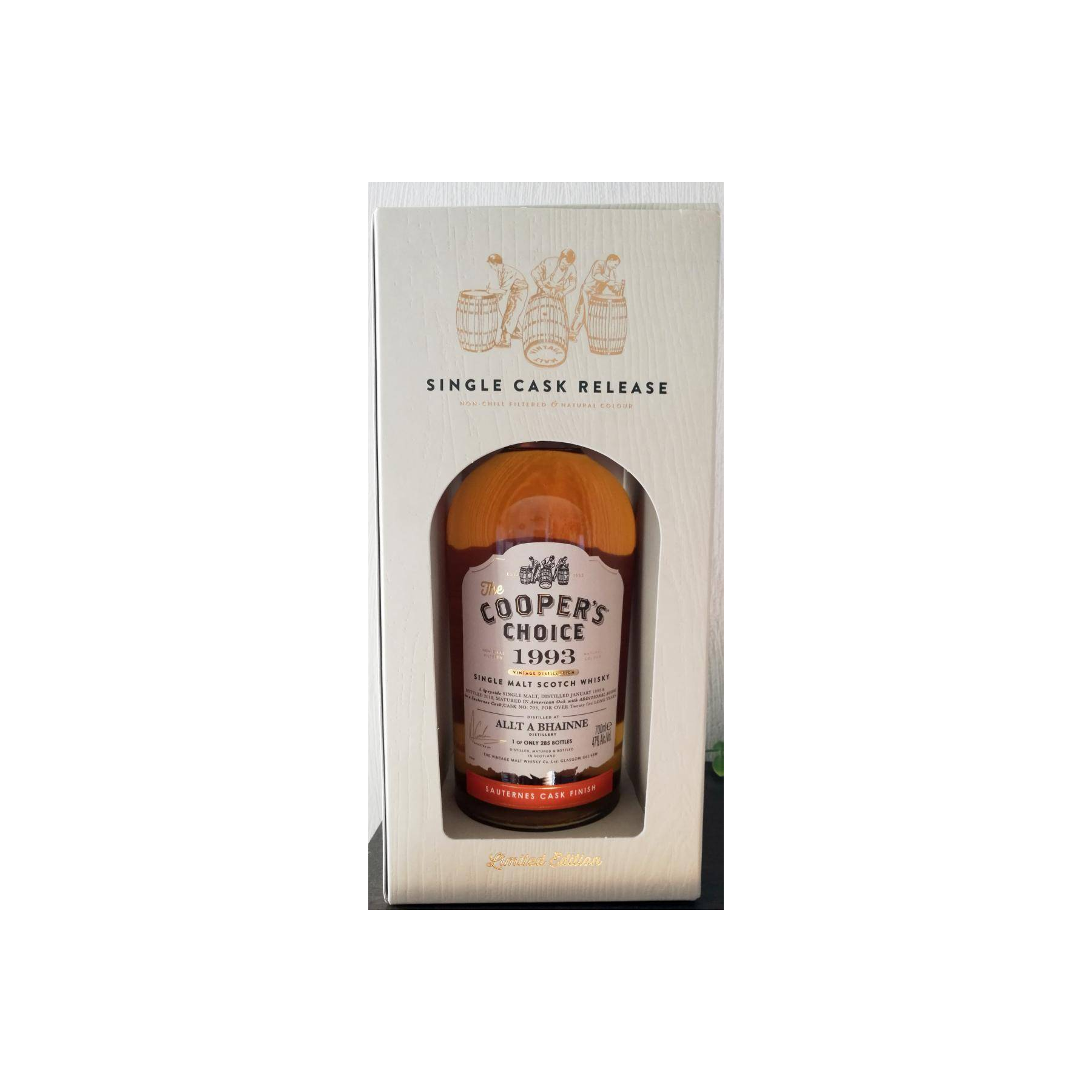 Allt-A-Bhainne The Cooper's Choice 1993 25 Years Single Malt Whisky