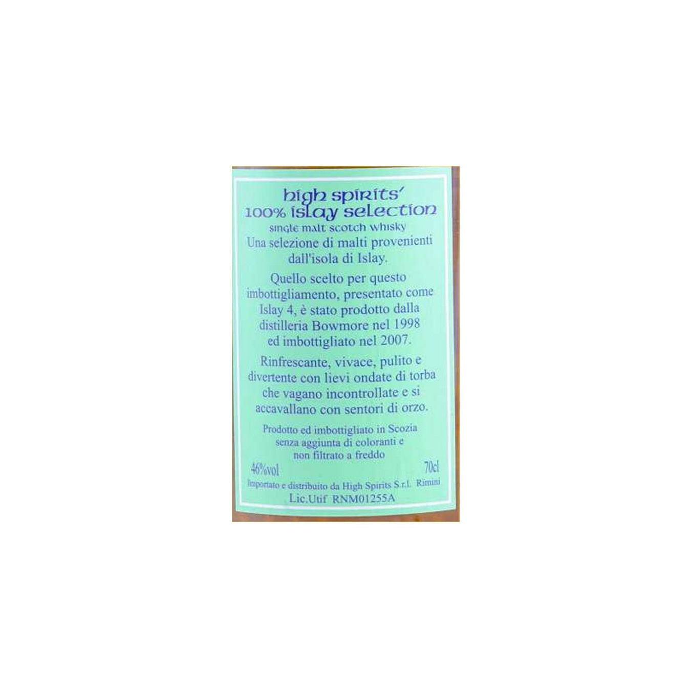Bowmore 1998 9 Years Single Malt Whisky 2