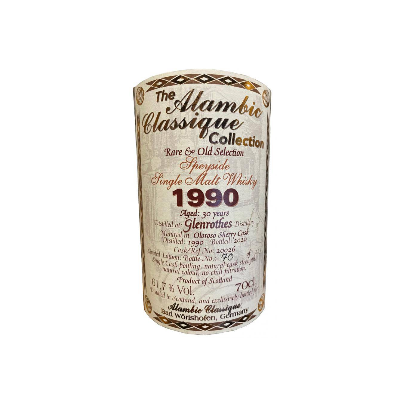 The Glenrothes 1990 30 Years Single Malt Whisky 3