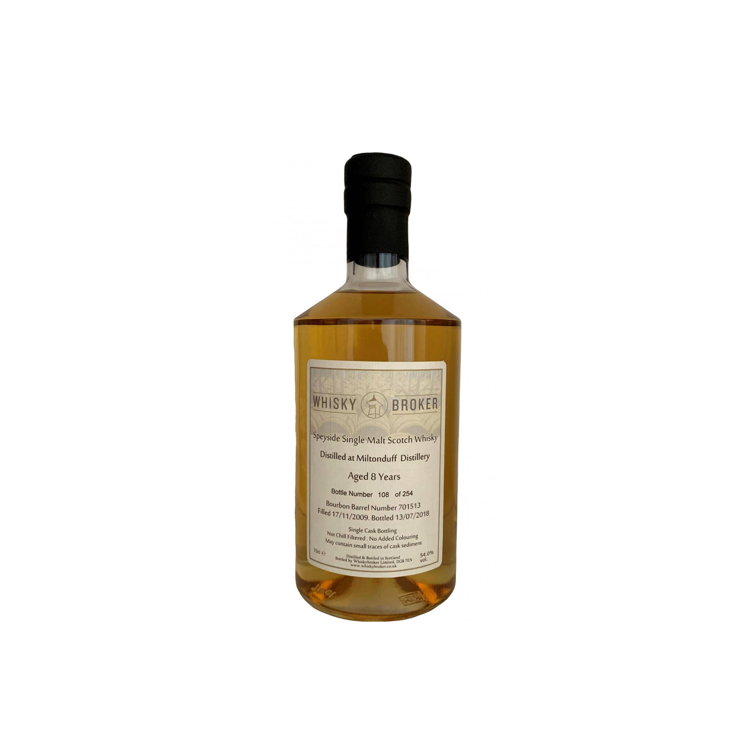 Miltonduff 2009 8 Years Single Malt Whisky