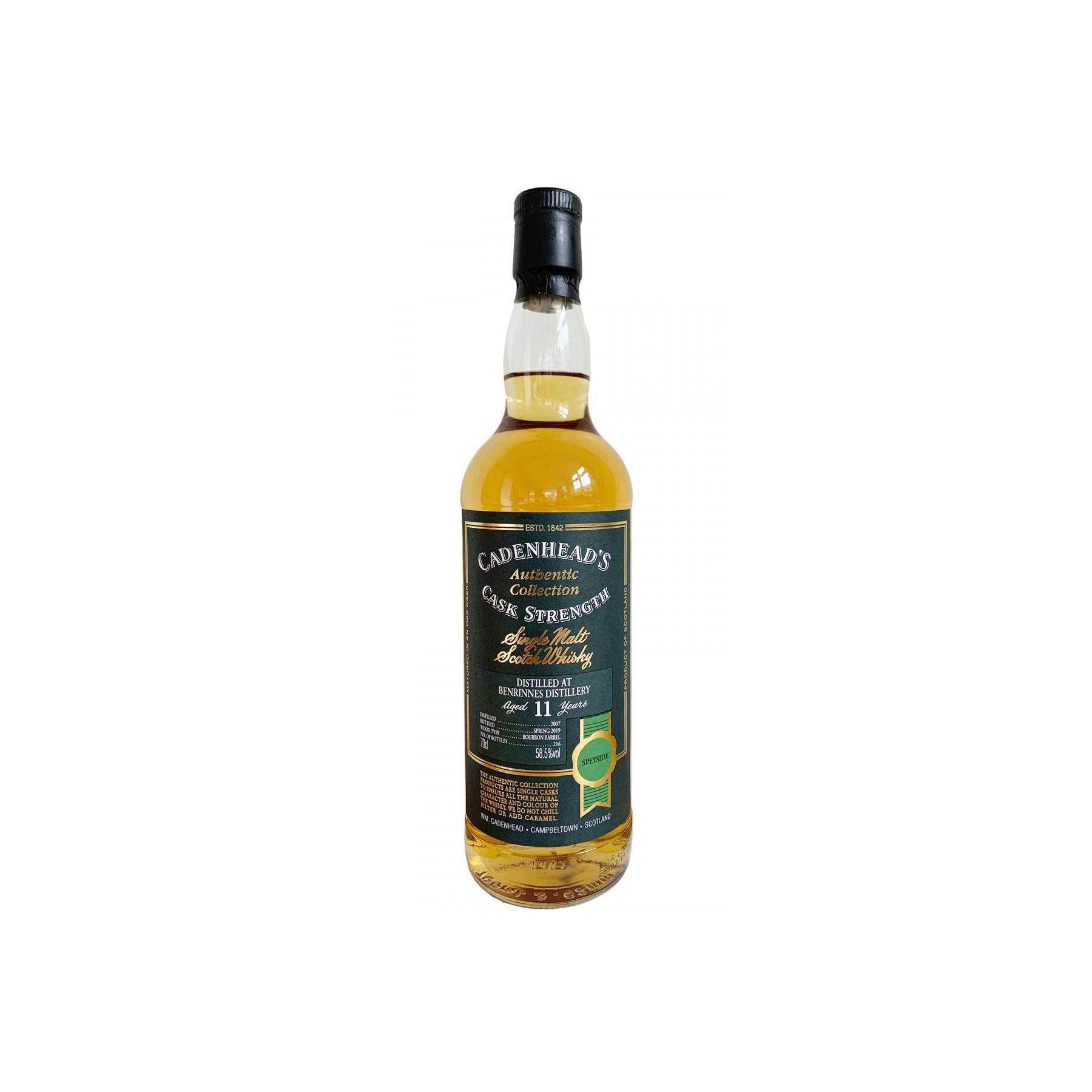 Benrinnes Authentic Collection 2007 11 Years Single Malt Whisky