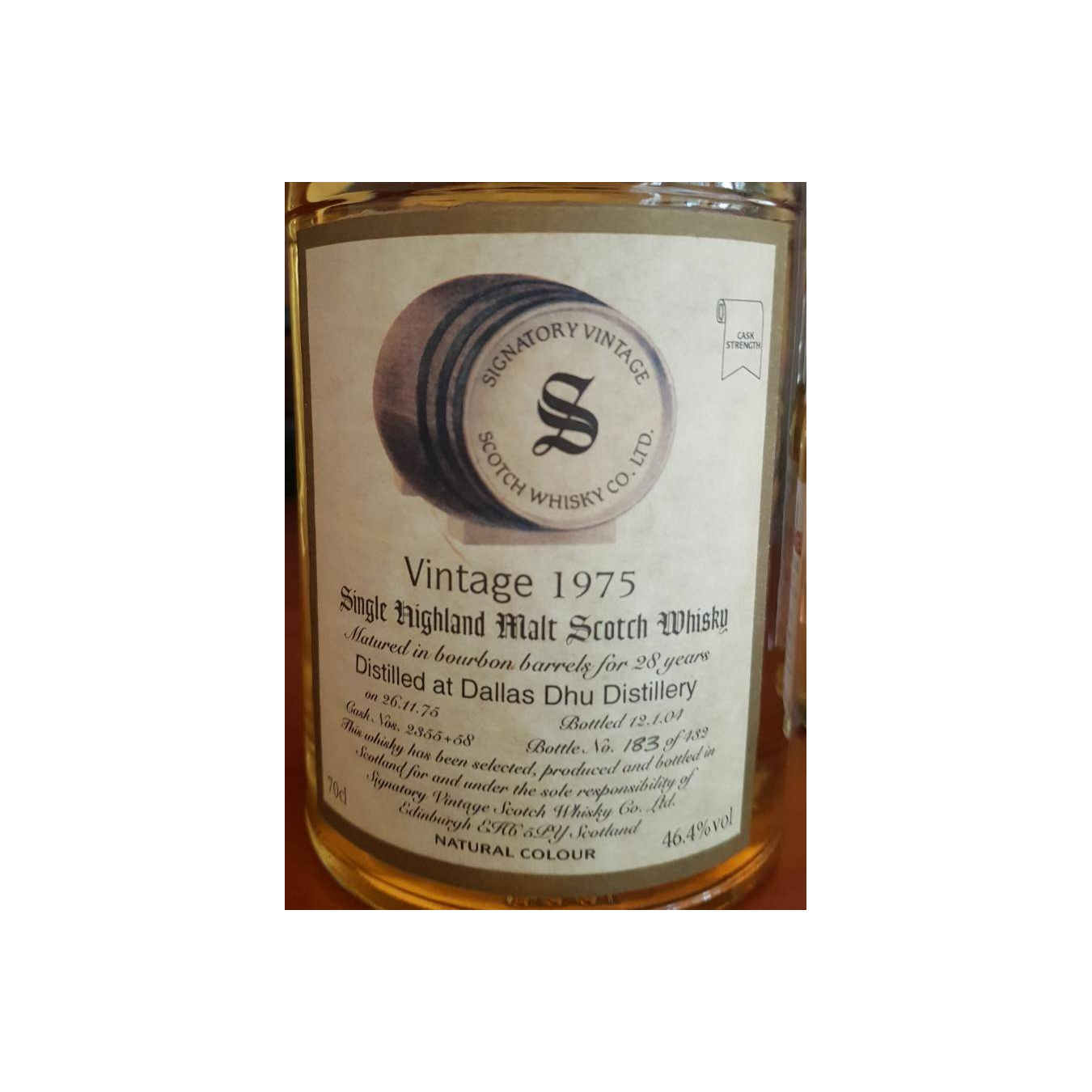 Dallas Dhu Vintage Collection - Dumpy 1975 28 Years Single Malt Whisky 2