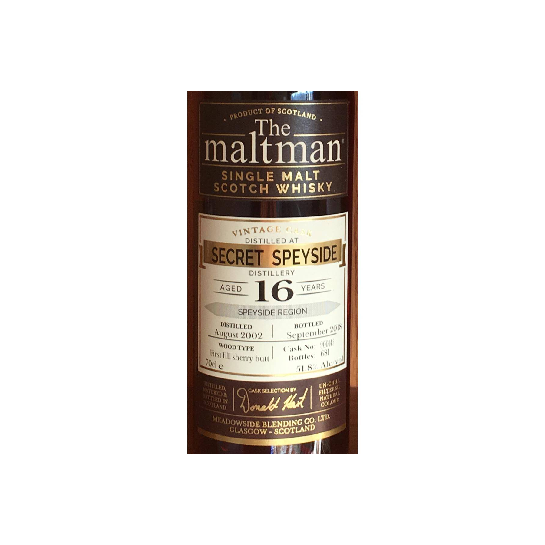 Meadowside Blending 2002 16 Years Single Malt Whisky 2