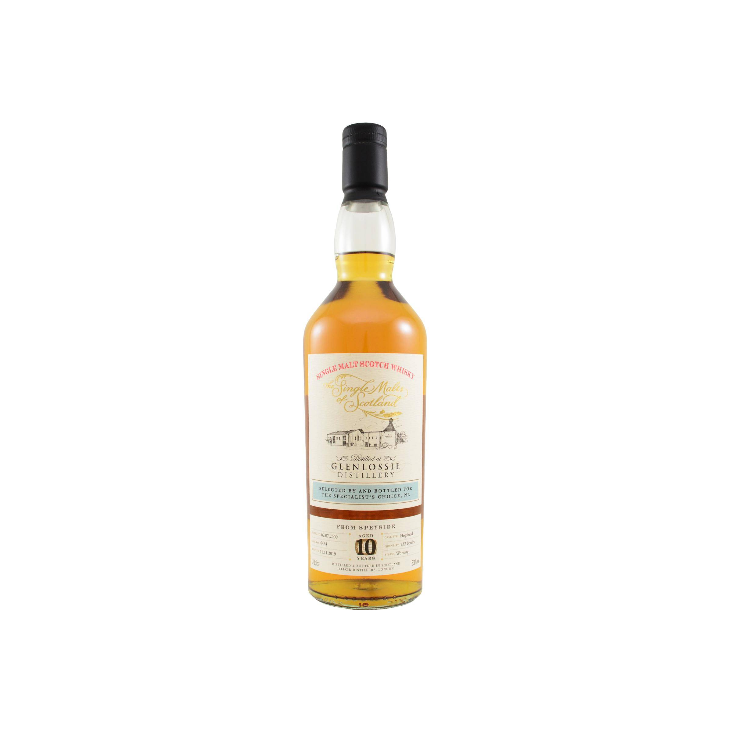 Glenlossie The Single Malts of Scotland 2009 10 Years Single Malt Whisky