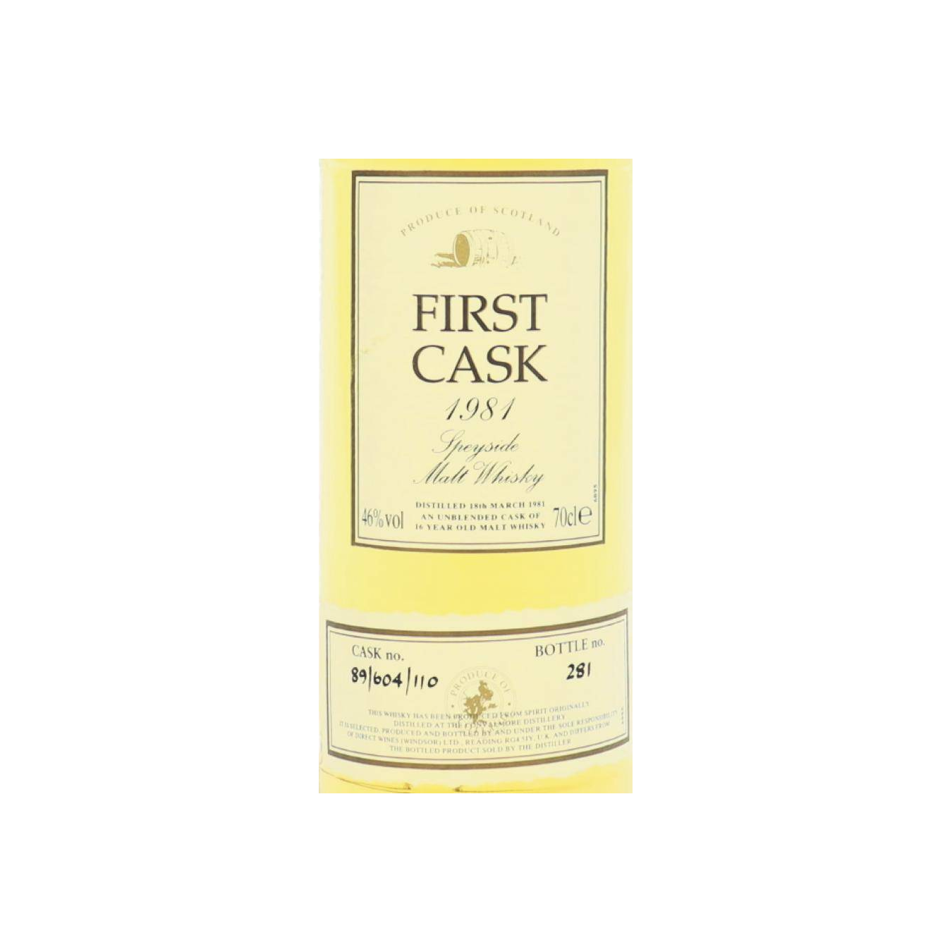 Convalmore 1981 16 Years Single Malt Whisky 2