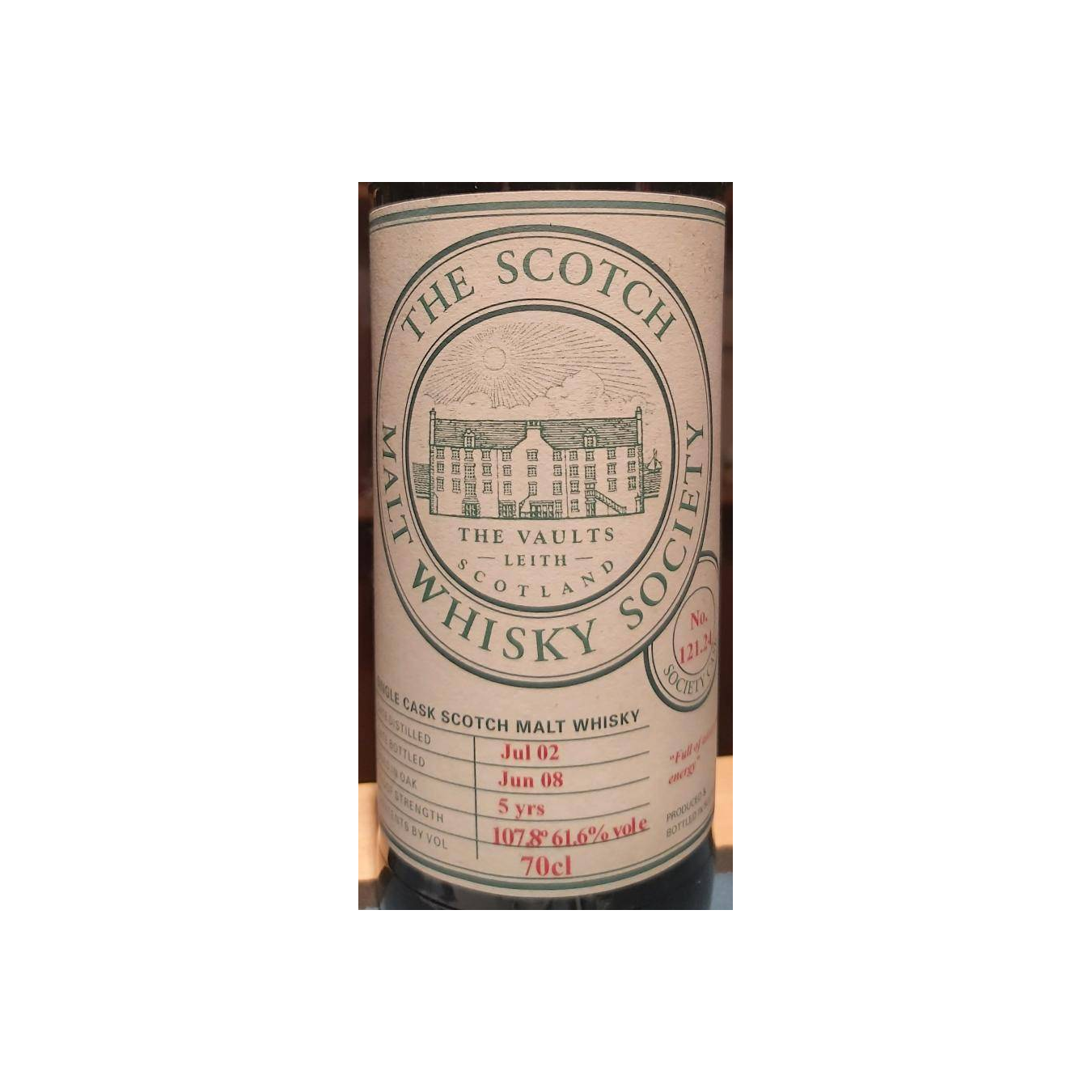 The Scotch Malt Whisky Society 2002 5 Years Single Malt Whisky 2