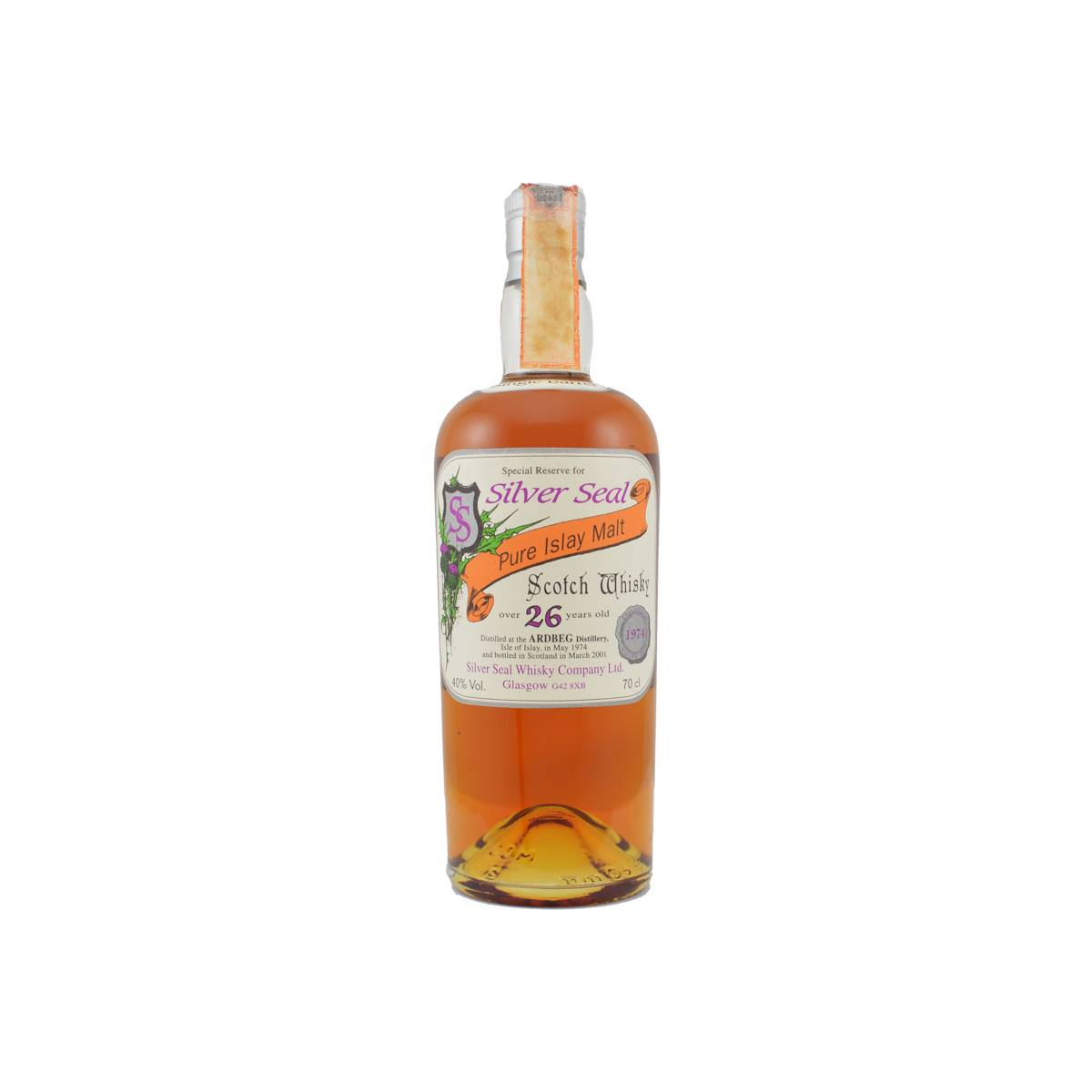 Ardbeg Single Cask 1974 26 Years Single Malt Whisky