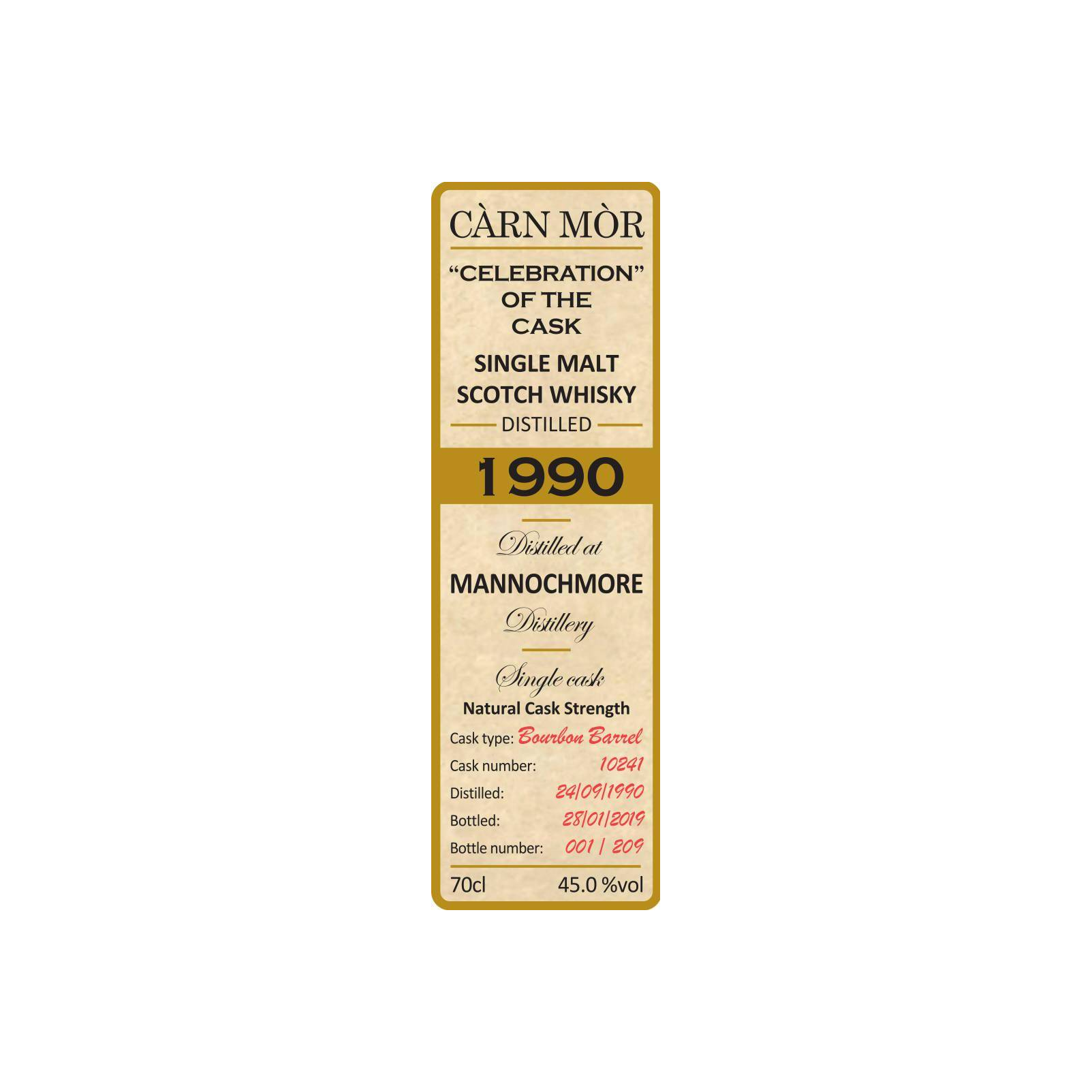 Mannochmore 1990 28 Years Single Malt Whisky 2