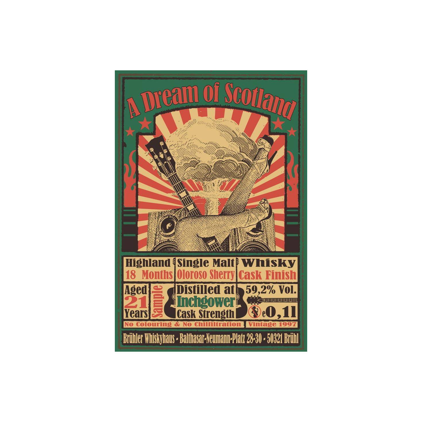 Inchgower 1997 21 Years Single Malt Whisky 3