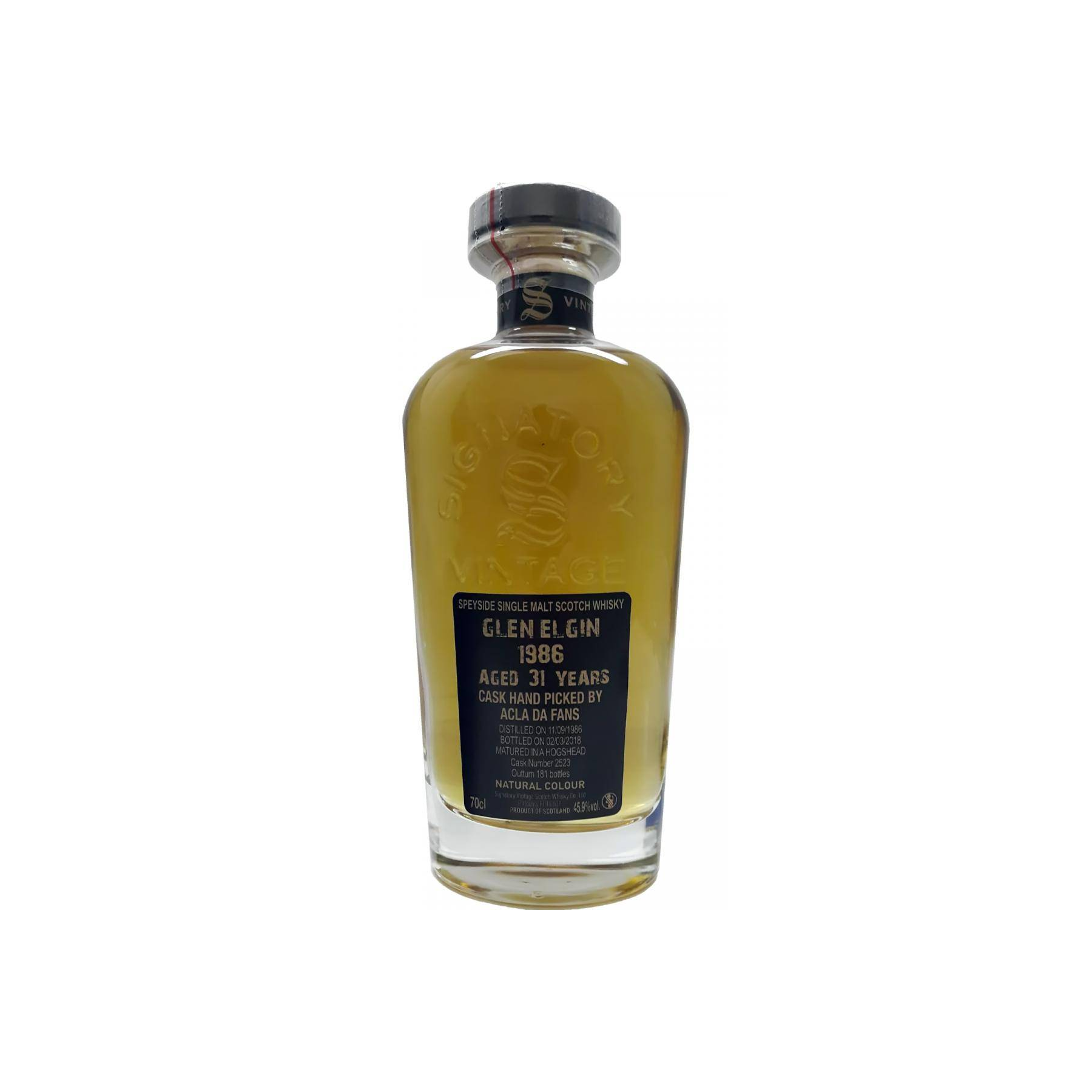 Glen Elgin Cask Strength Collection 1986 31 Years Single Malt Whisky 2