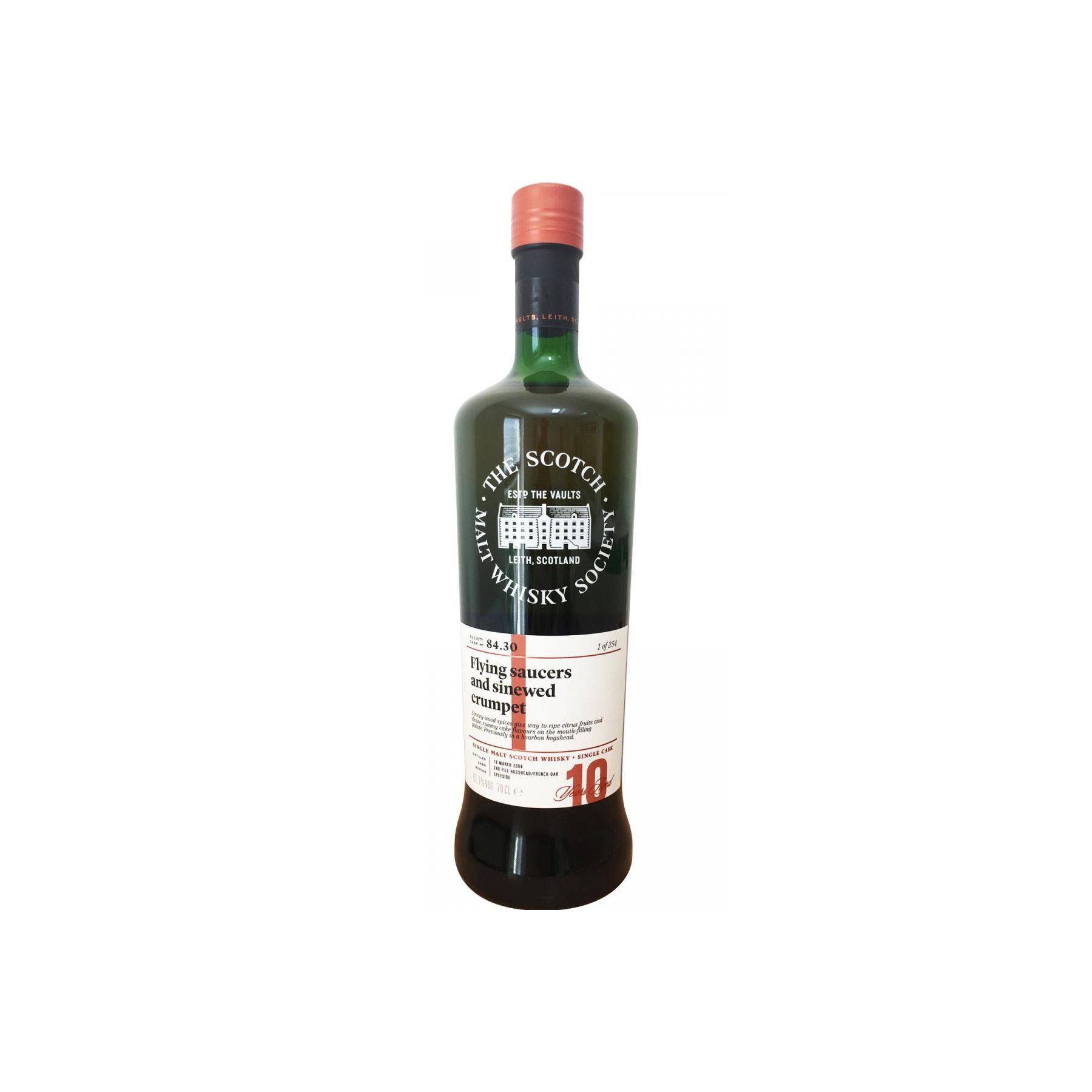 The Scotch Malt Whisky Society 2008 10 Years Single Malt Whisky