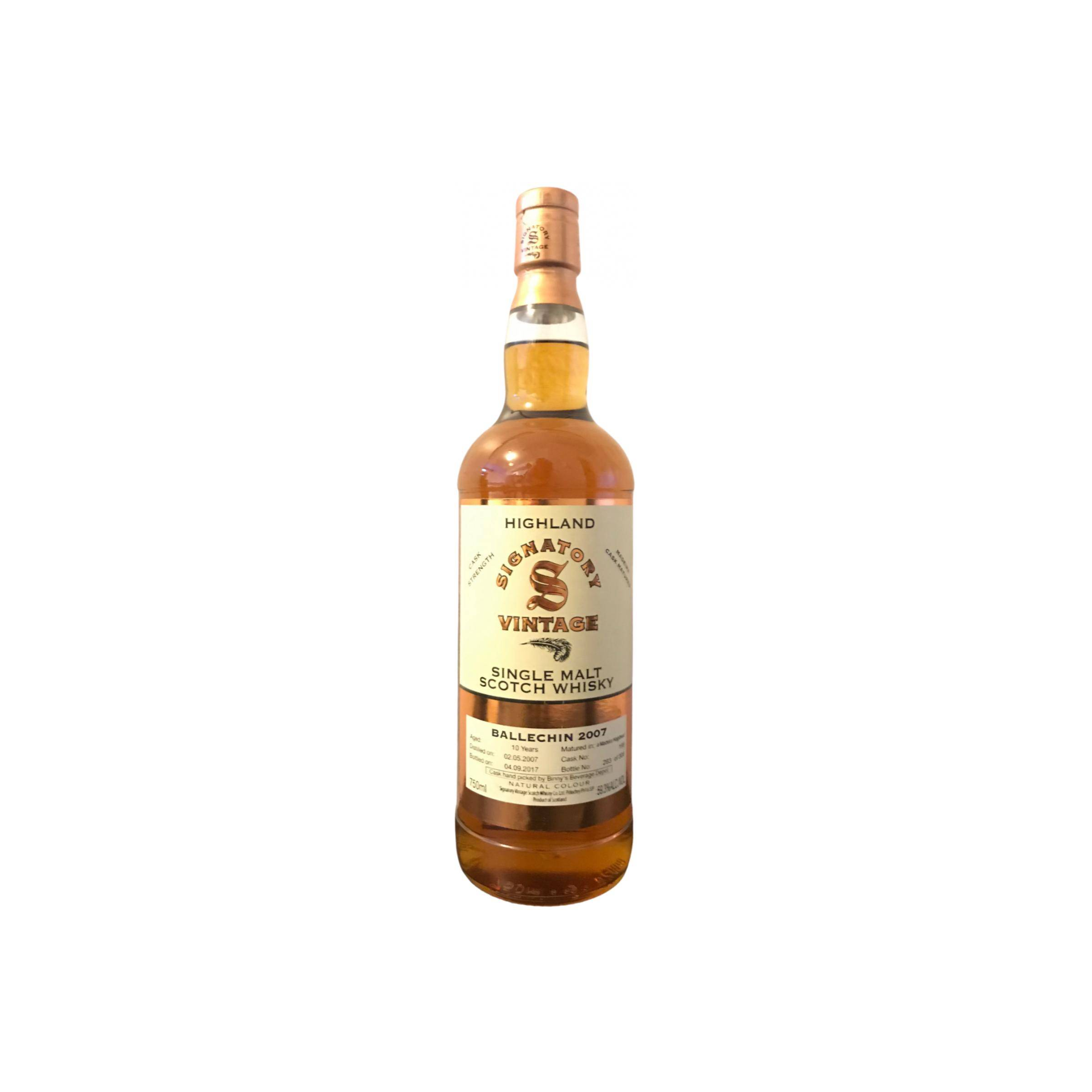Edradour 2007 10 Years Single Malt Whisky