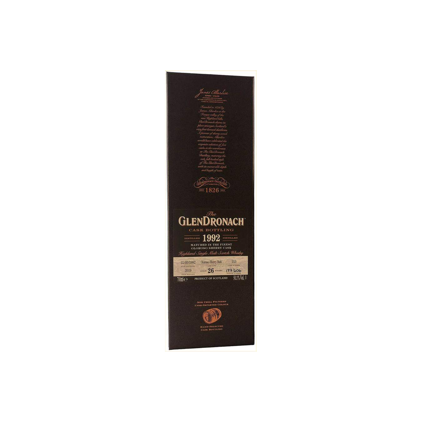 GlenDronach 1992 26 Years Single Malt Whisky 3